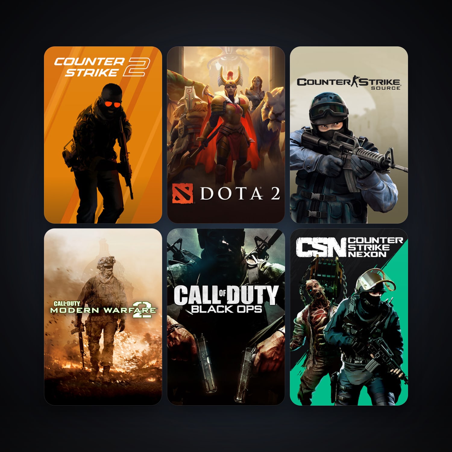 Counter-Strike: Source + Day of Defeat: Source, 15 games, clean — HabibiAccounts
