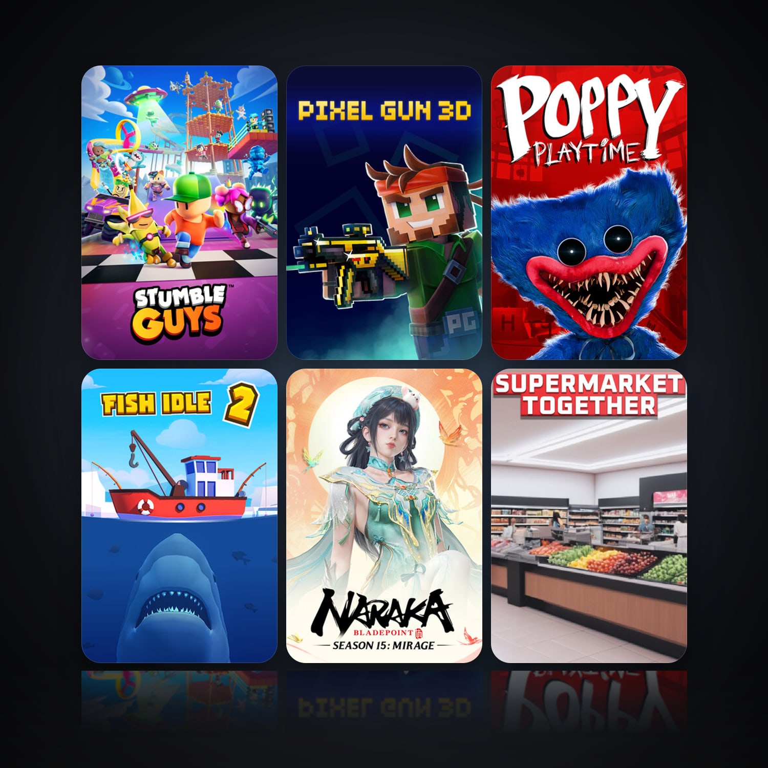 Blue Archive & Stumble Guys | 36 Games | Clean — HabibiAccounts
