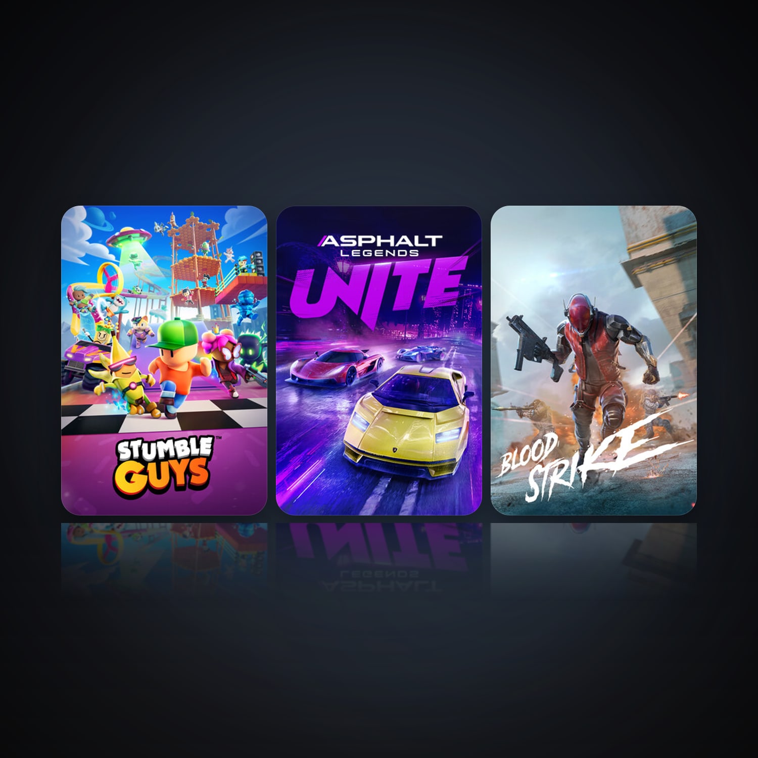 Stumble Guys & Asphalt Legends Unite — HabibiAccounts