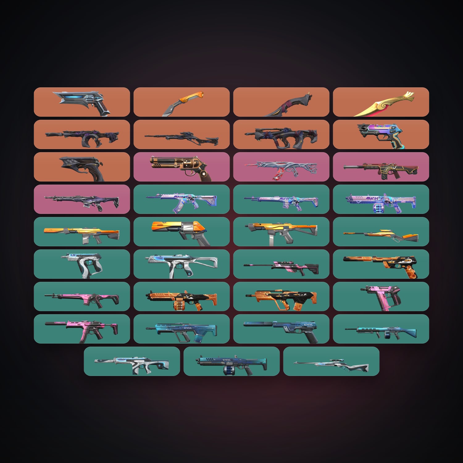 EU Silver 2 locker — 3 knives, 36 skins, lvl 54 — HabibiAccounts