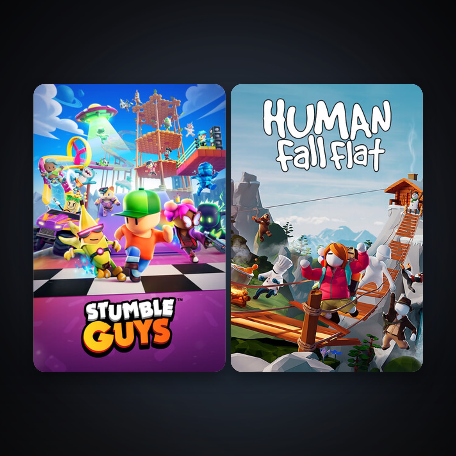 Stumble Guys & Human: Fall Flat | Clean — HabibiAccounts