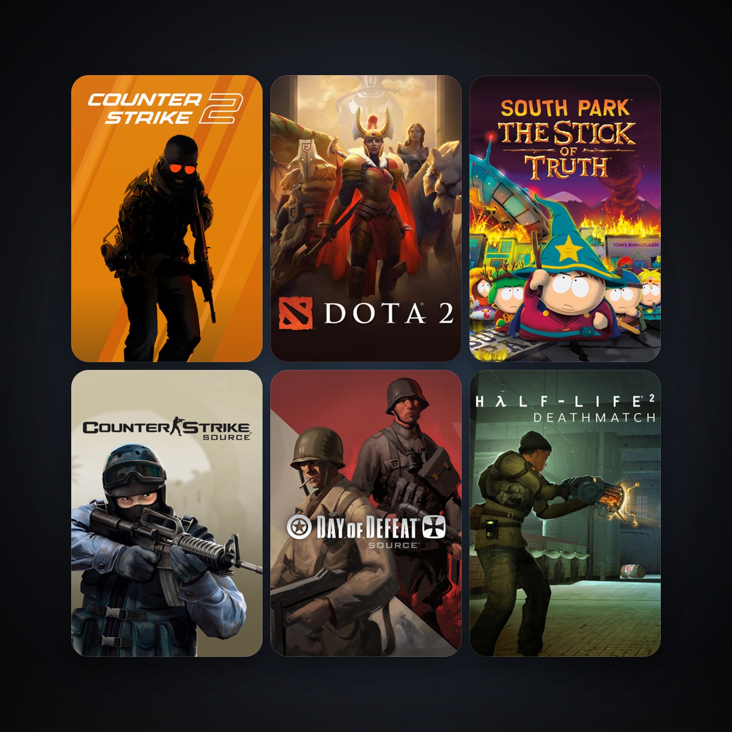 Steam account — Counter-Strike: Source + Day of Defeat: Source, 10 games, Steam 11, clean — HabibiAccounts