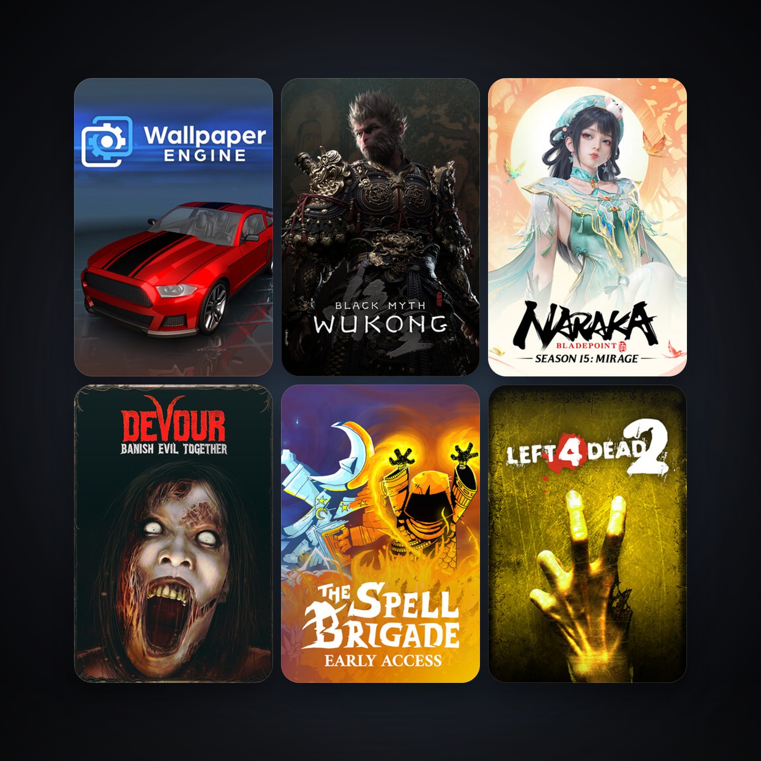Left 4 Dead 2 + Don't Starve Together, 18 games, clean — HabibiAccounts