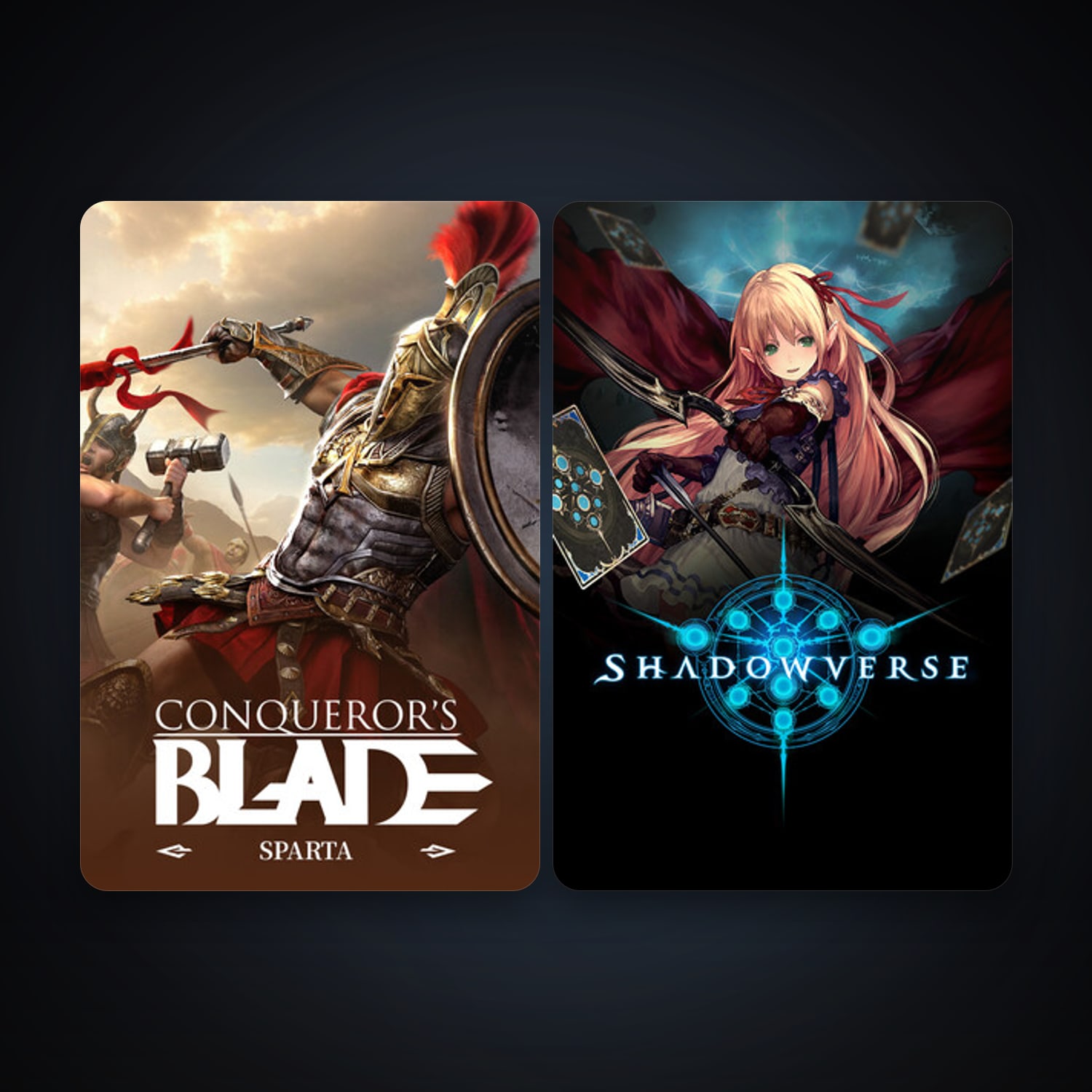 Shadowverse + Conqueror's Blade (2020), 28 games, clean — HabibiAccounts