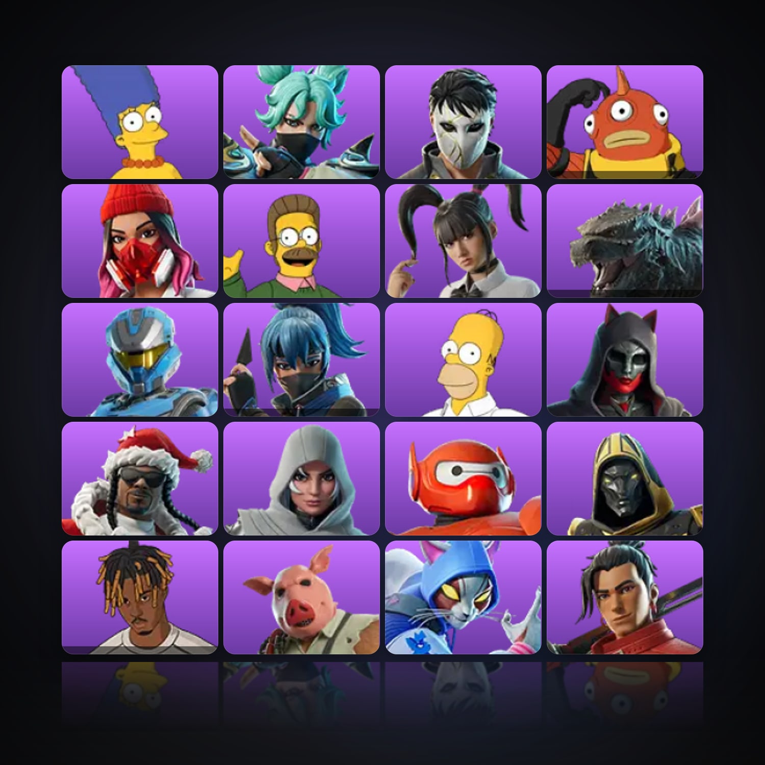 Fortnite | 24 Skins | 1.2K V-Bucks | Level 1083 | 87 Wins — HabibiAccounts