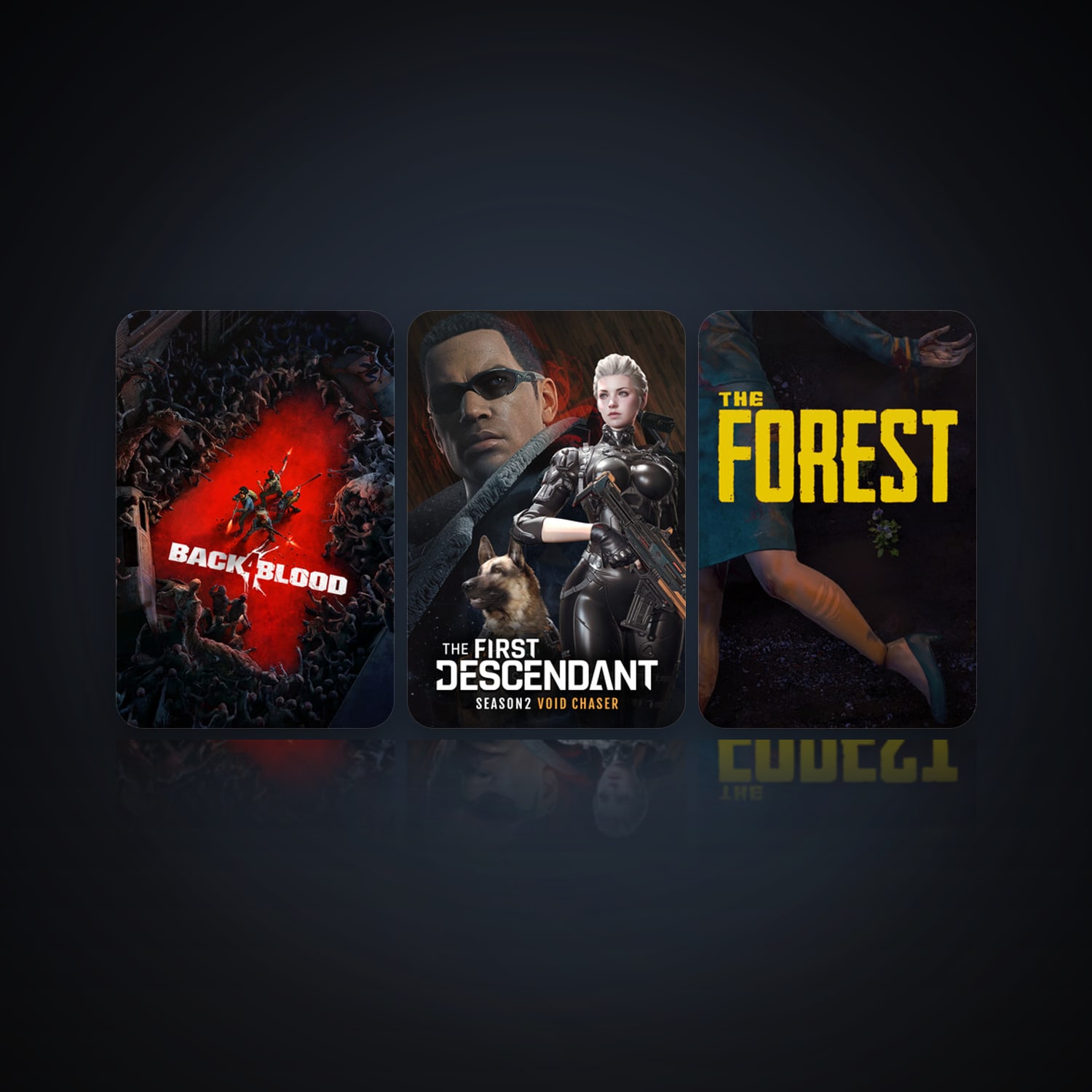 هالحساب ستيم فلين، The Forest وBack 4 Blood، 4 لعبة، صامد واضح — HabibiAccounts