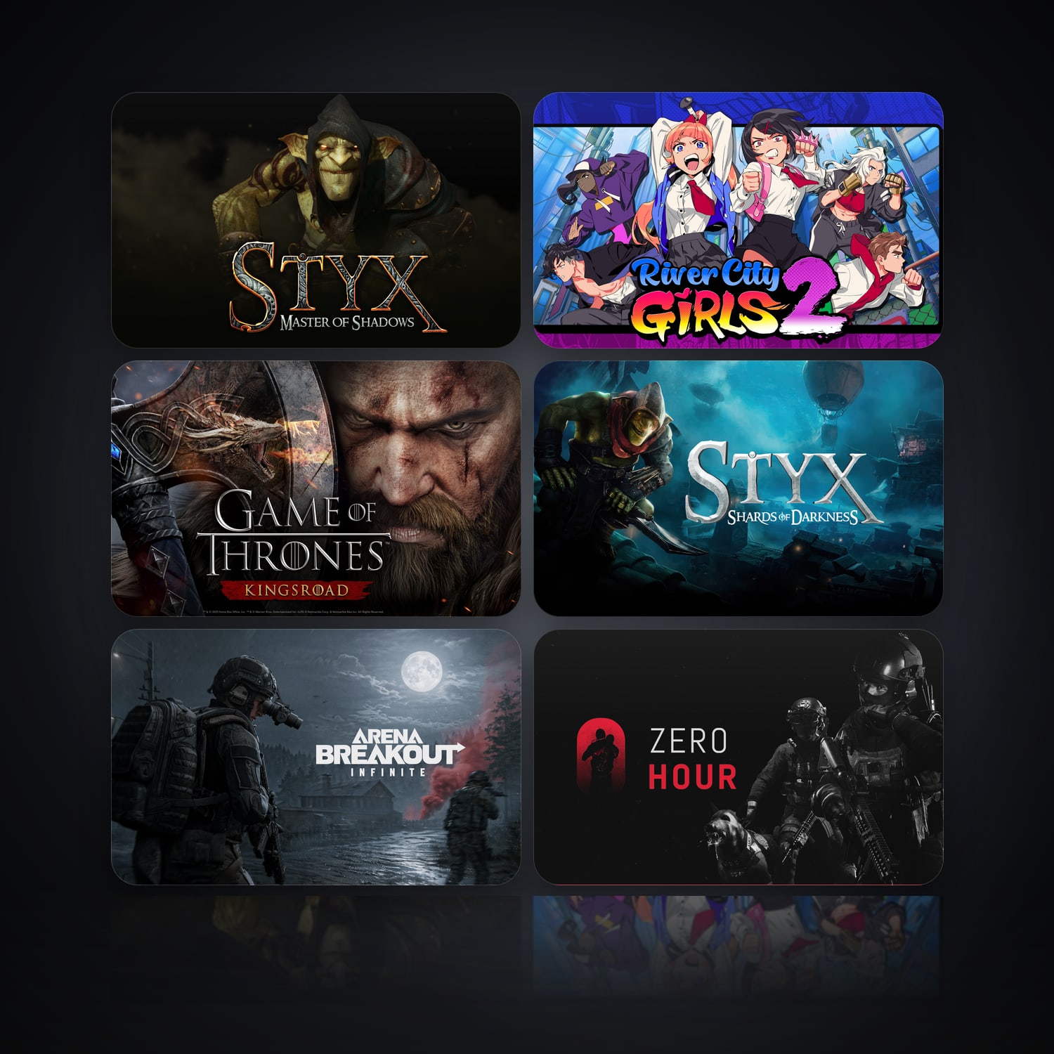 Styx: Master of Shadows & River City Girls 2 | 10 Games — HabibiAccounts