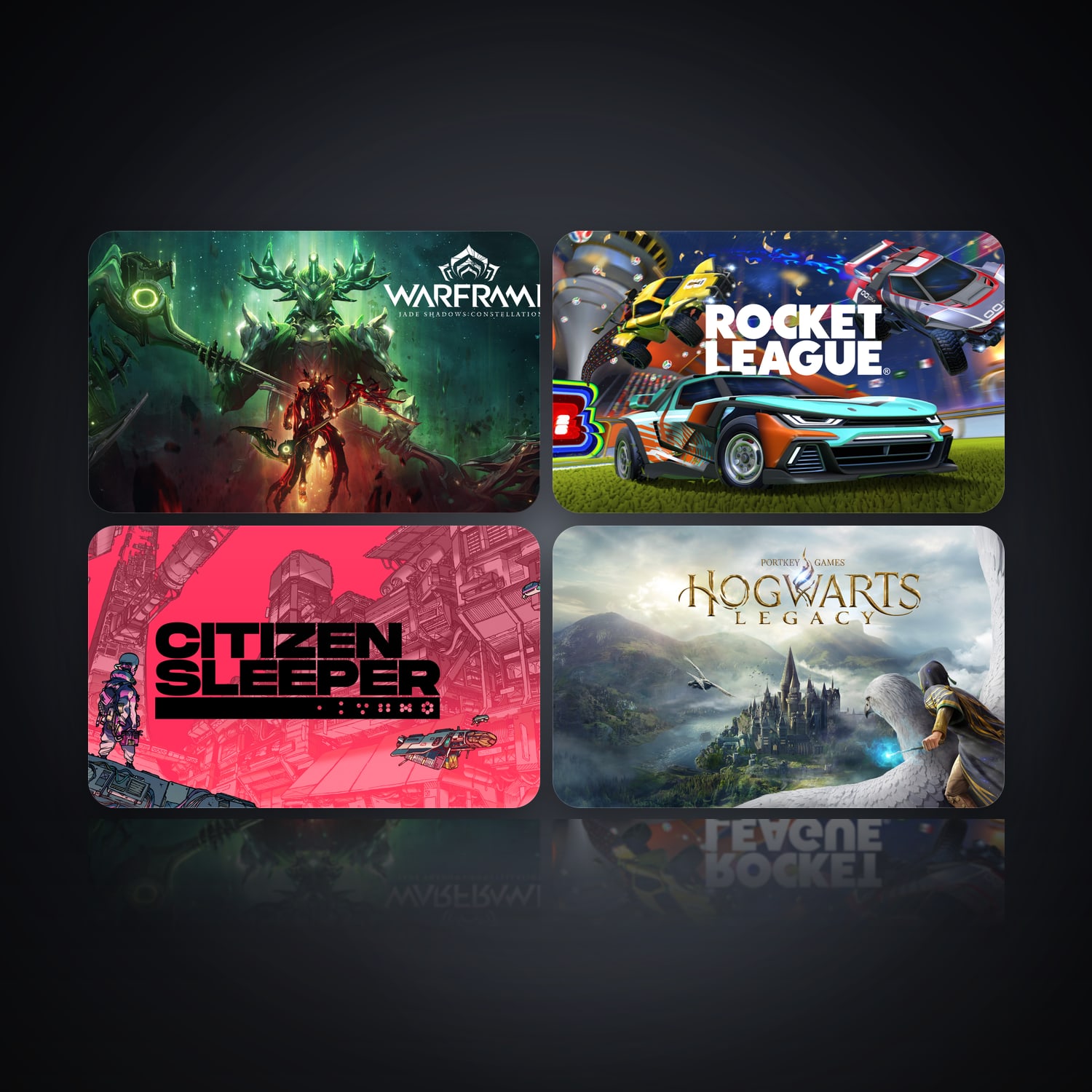 Warframe & Rocket League | 4 Games — HabibiAccounts