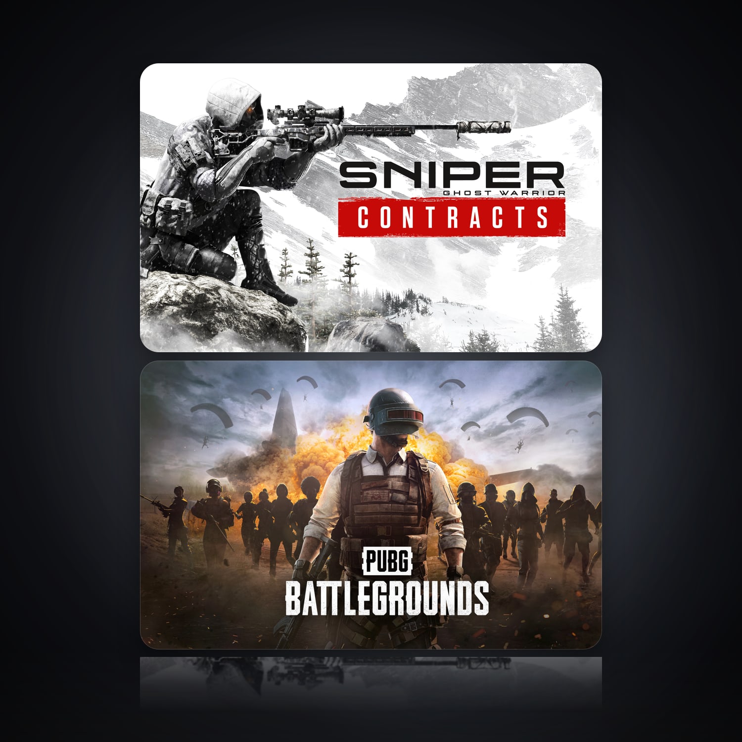 Sniper Ghost Warrior Contracts & PUBG: BATTLEGROUNDS | 2 Games — HabibiAccounts