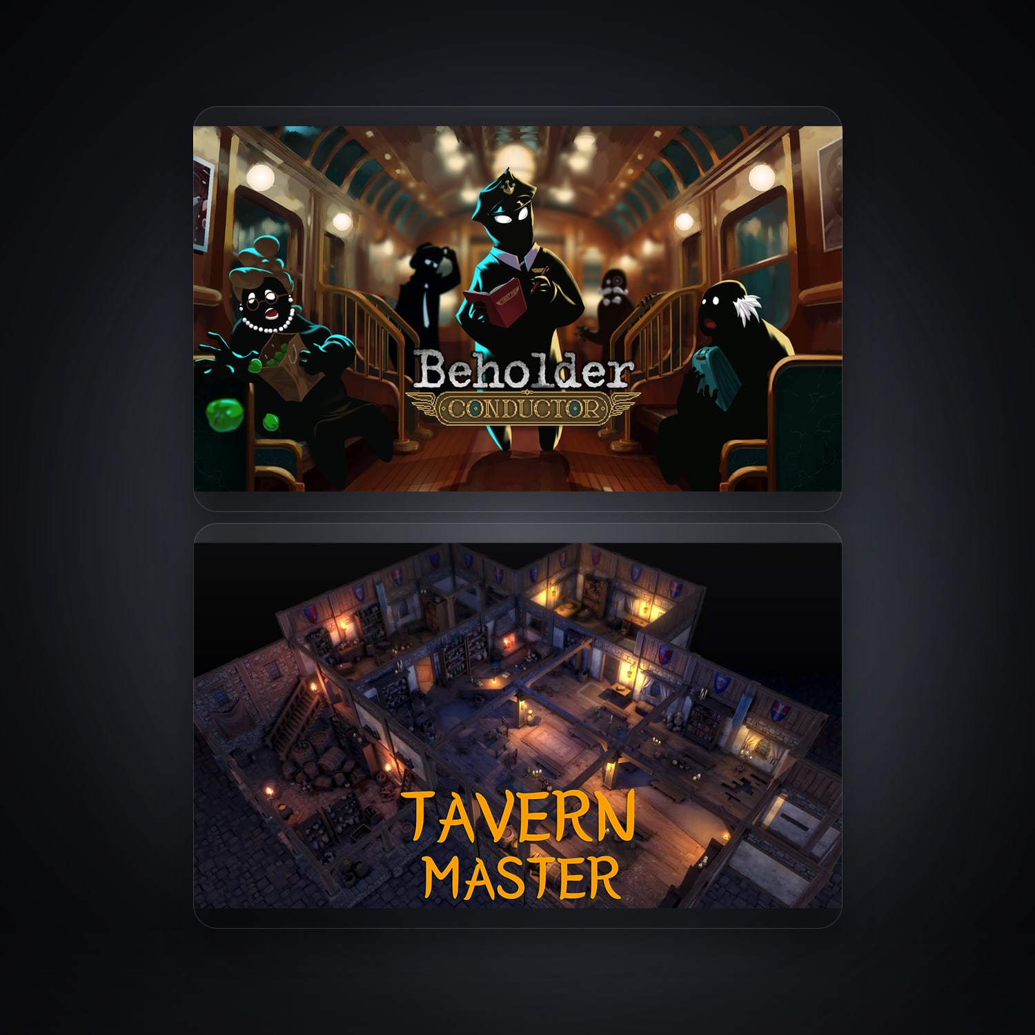 Beholder: Conductor & Tavern Master | 2 Games — HabibiAccounts