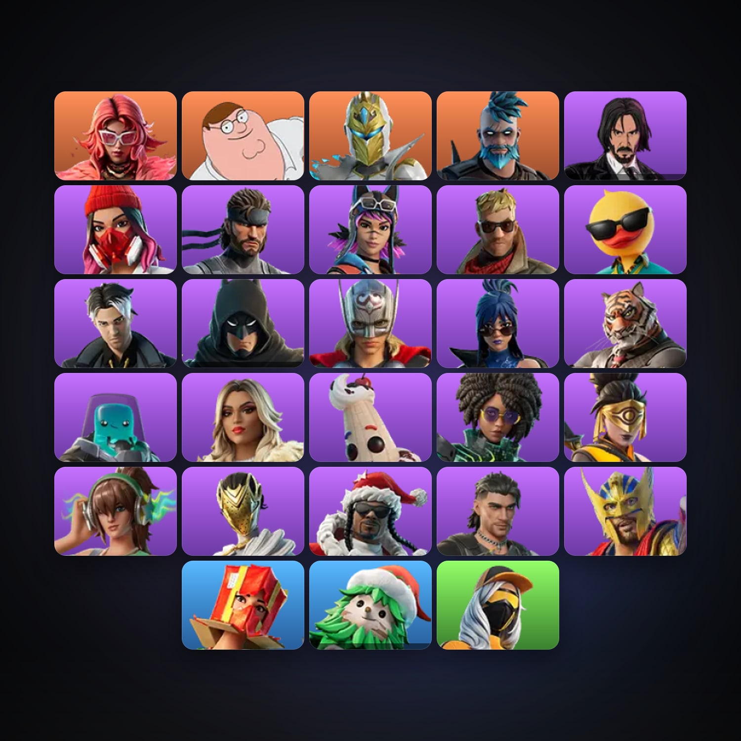 Fortnite | 28 Skins | 1K V-Bucks | Level 972 | 85 Wins — HabibiAccounts