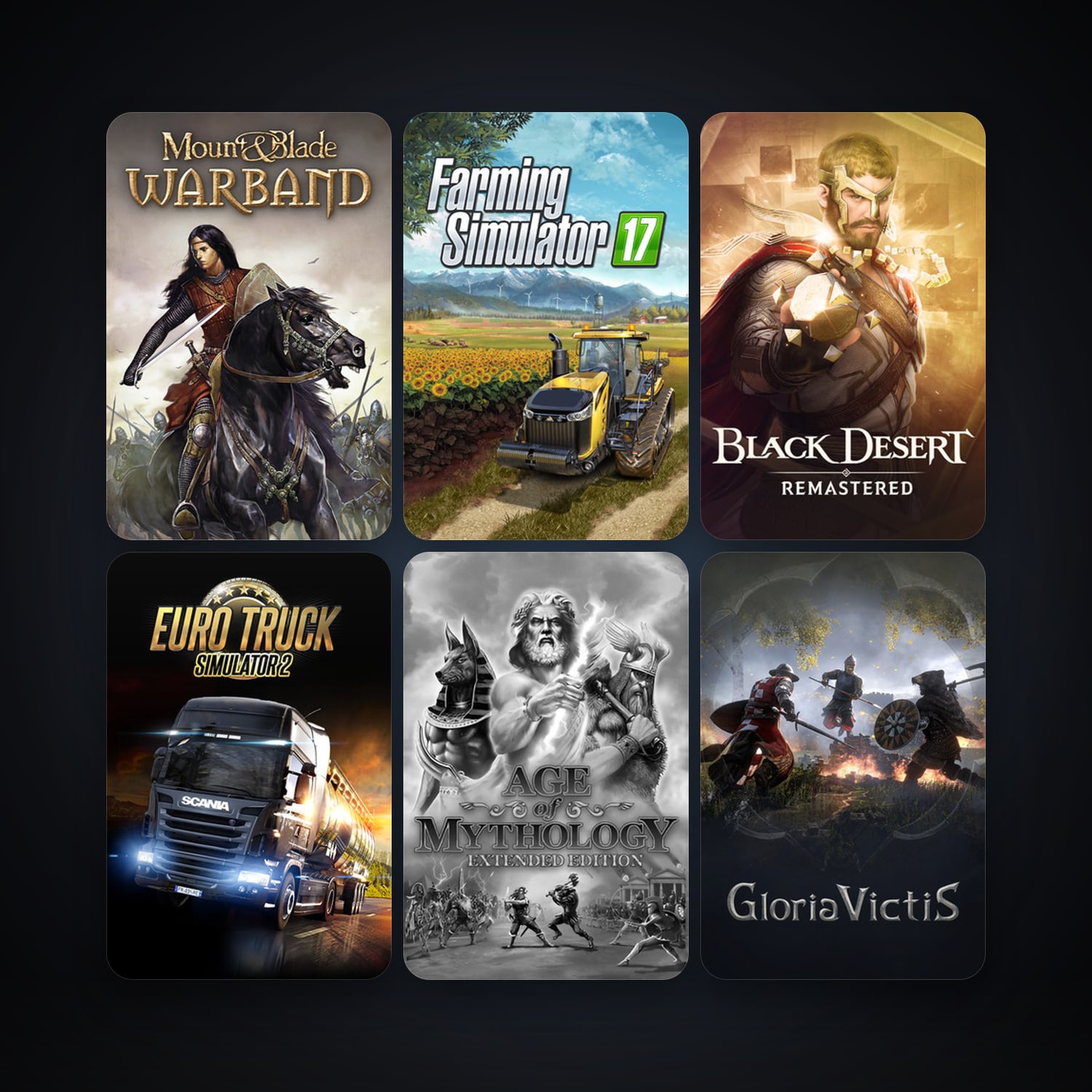 Mount & Blade: Warband & Farming Simulator 17 | 18 Games | Clean — HabibiAccounts