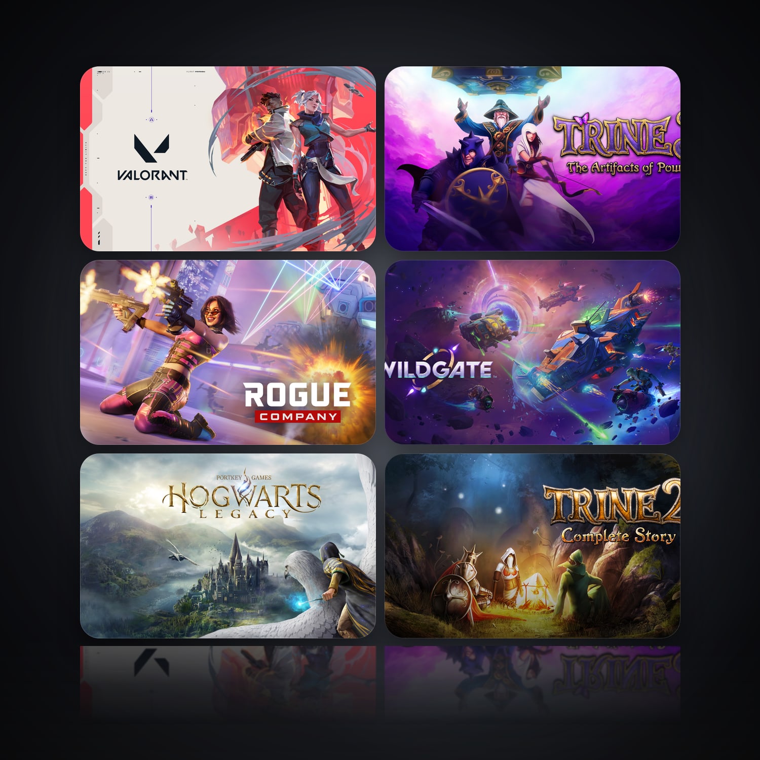 VALORANT & Trine 3: The Artifacts of Power | 14 Games — HabibiAccounts