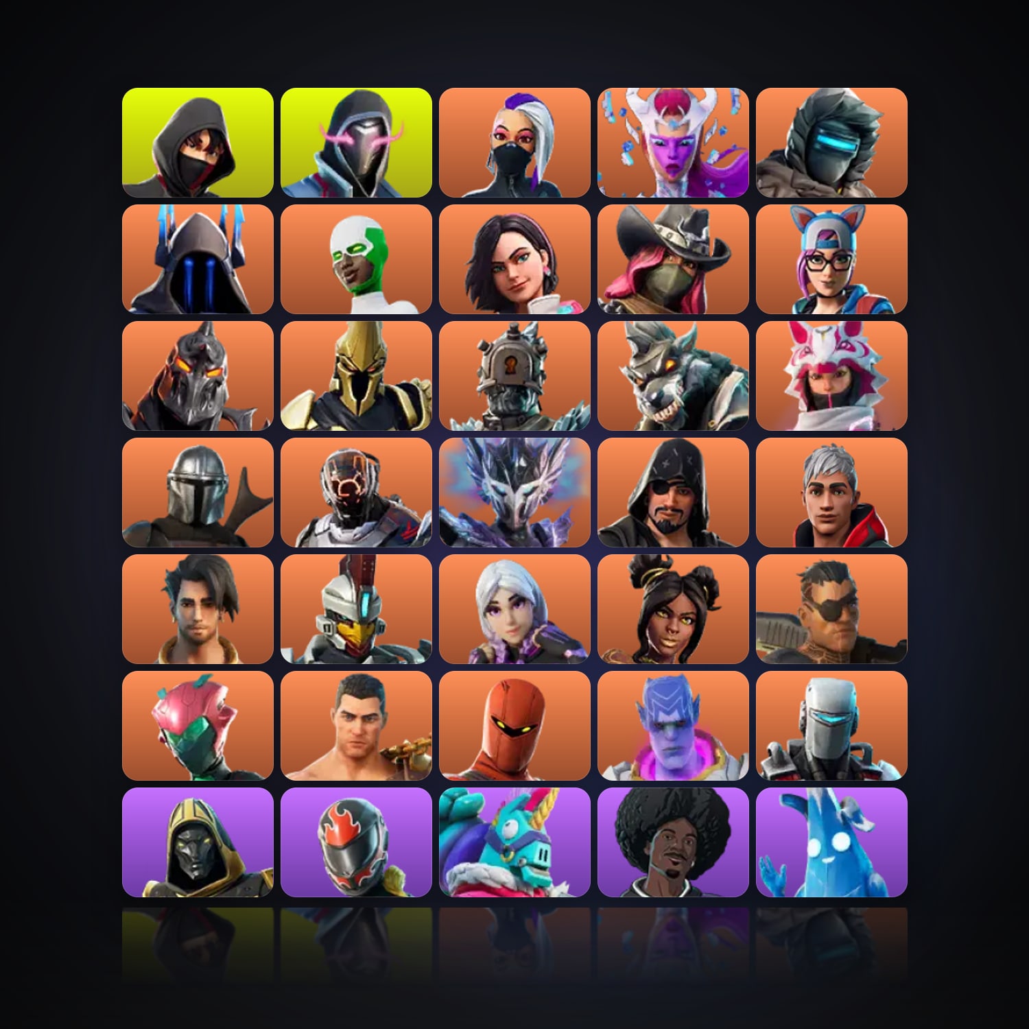 Fortnite | 144 Skins | 250 V-Bucks | Level 2955 | 237 Wins — HabibiAccounts
