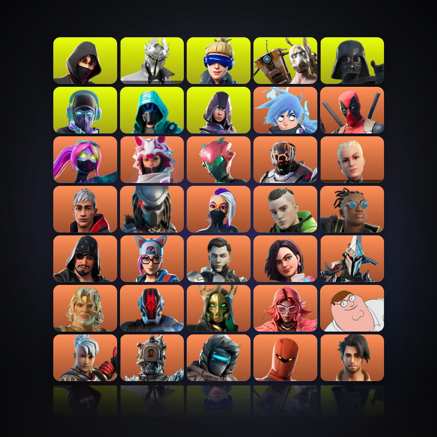 Fortnite | 375 Skins | Level 4956 | 536 Wins — HabibiAccounts
