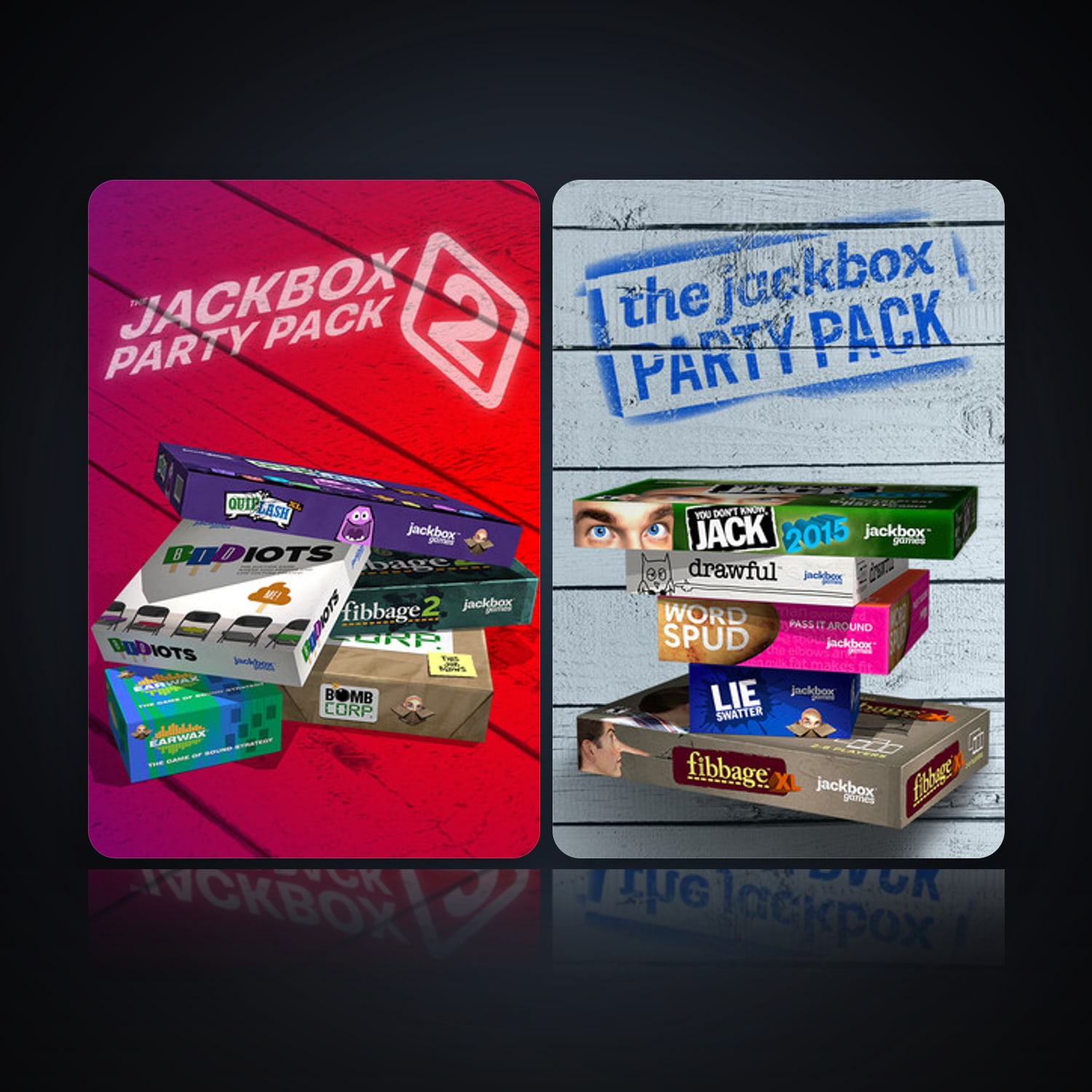 The Jackbox Party Pack 2 & The Jackbox Party Pack — HabibiAccounts
