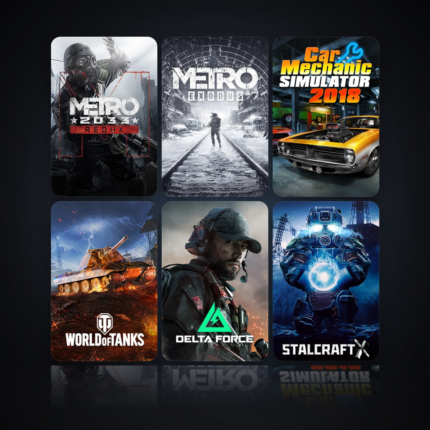 Free CS2 (No Prime) & Metro 2033 Redux | 12 Games | Clean — HabibiAccounts