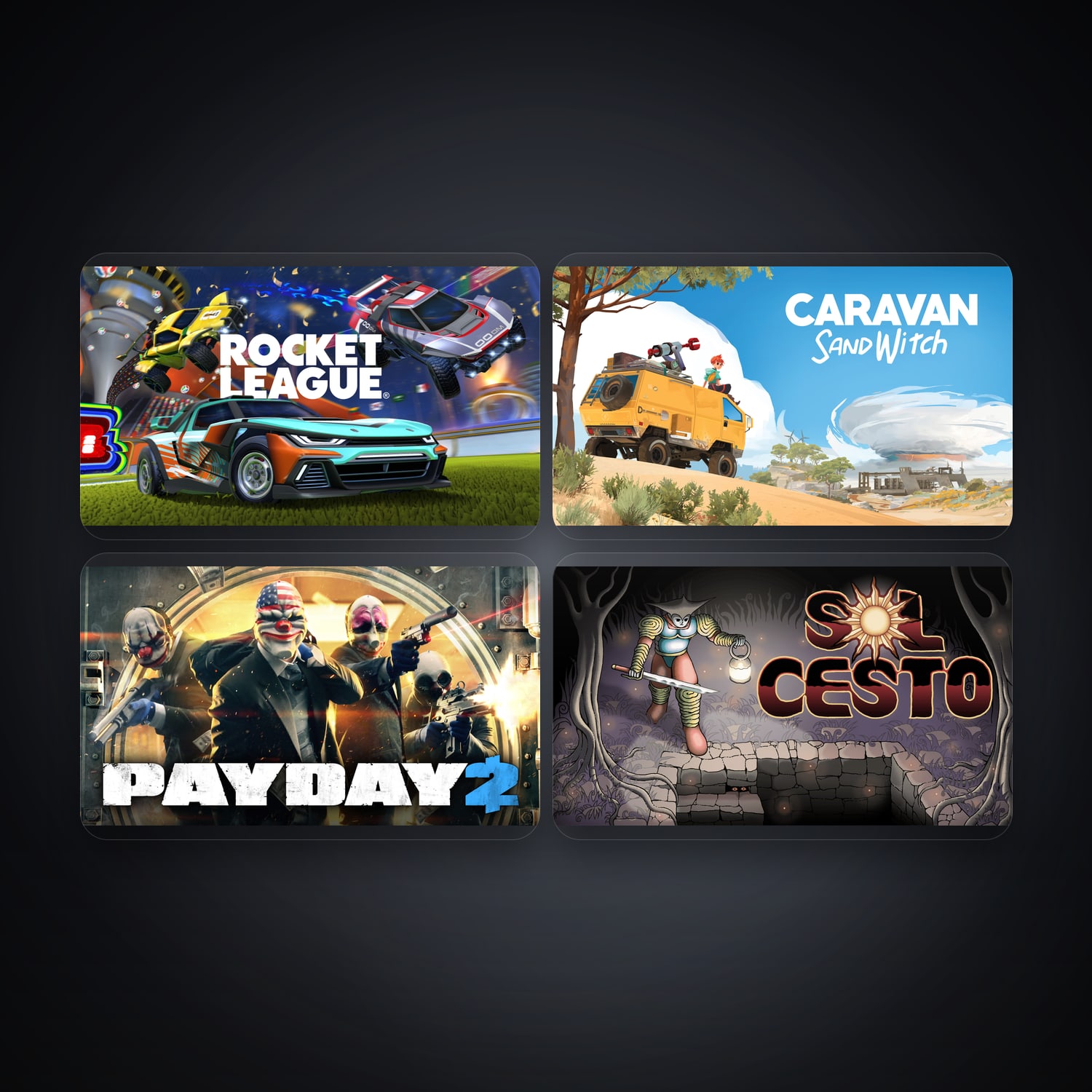 Rocket League & Caravan SandWitch | 5 Games — HabibiAccounts