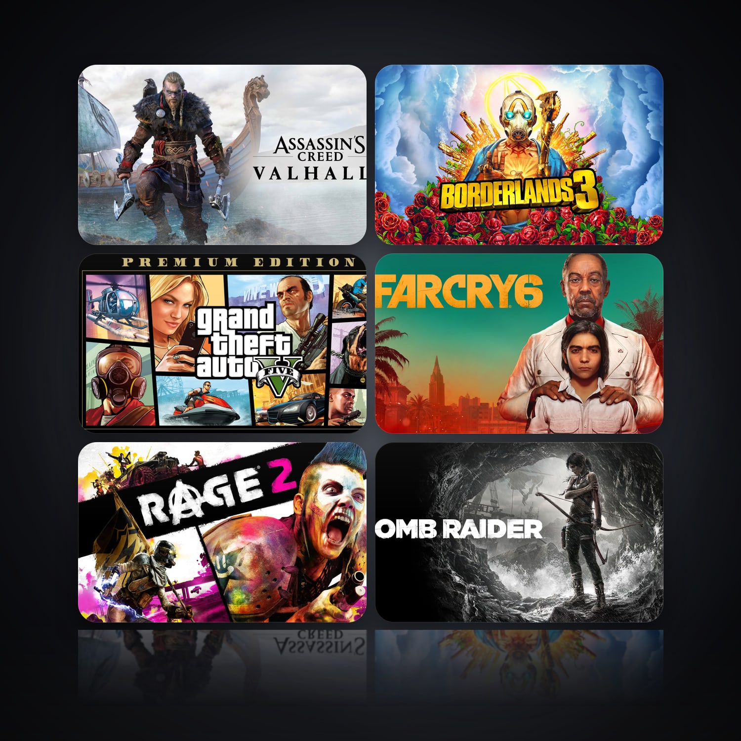 Assassin's Creed: Valhalla & Borderlands 3 | 25 Games — HabibiAccounts