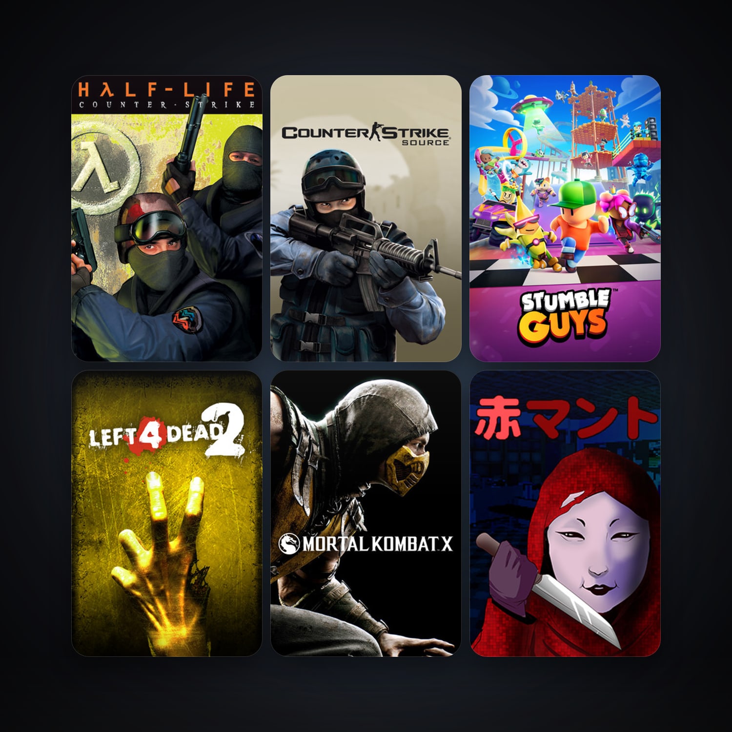 Counter-Strike + Counter-Strike: Source, 16 games, clean — HabibiAccounts