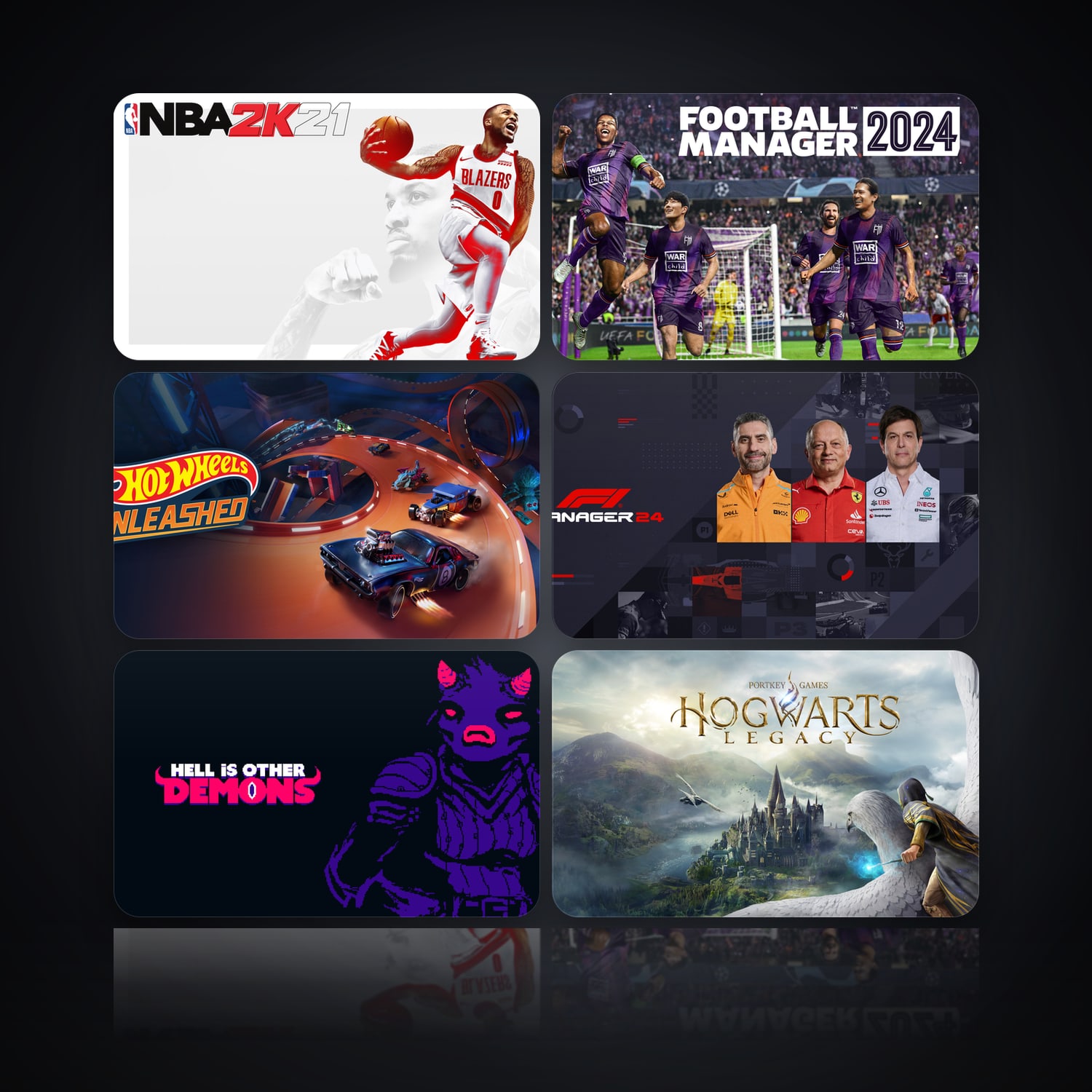 NBA 2K21 & Football Manager 2024 | 31 Games — HabibiAccounts