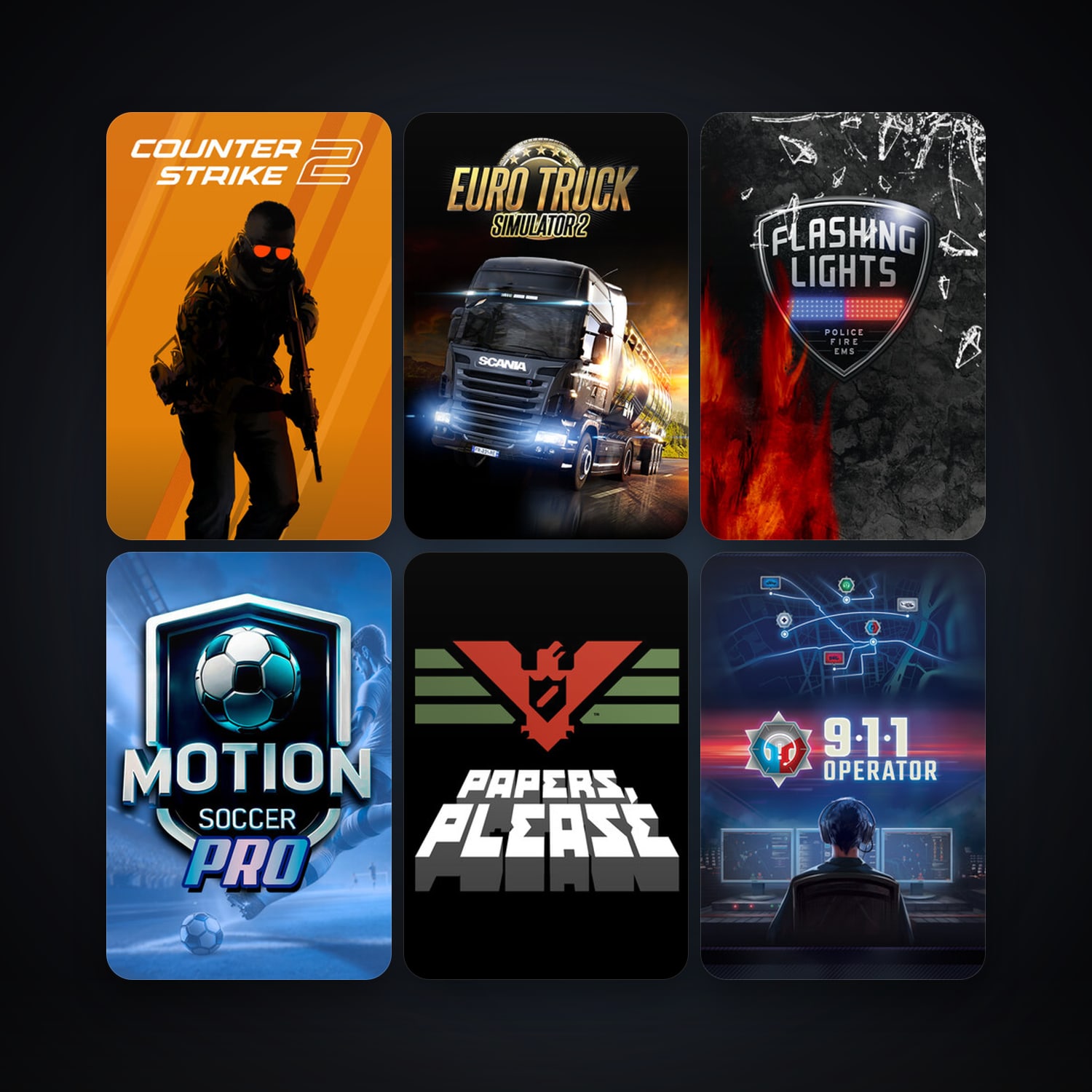 CS2 Prime & Euro Truck Simulator 2 | 30 Games | Clean — HabibiAccounts