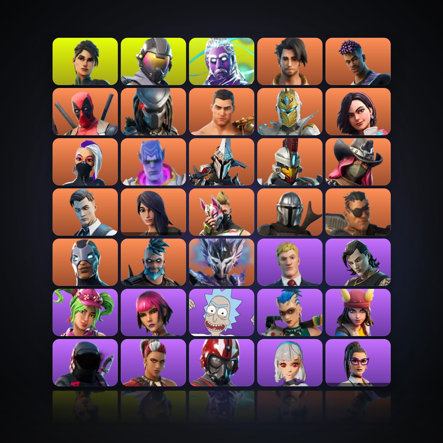 Fortnite | 115 Skins | 1.3K V-Bucks | Level 1619 | 112 Wins — HabibiAccounts