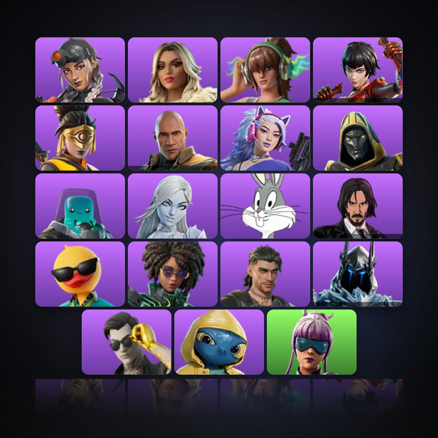 Fortnite | 19 Skins | 100 V-Bucks | Level 1143 | 171 Wins — HabibiAccounts