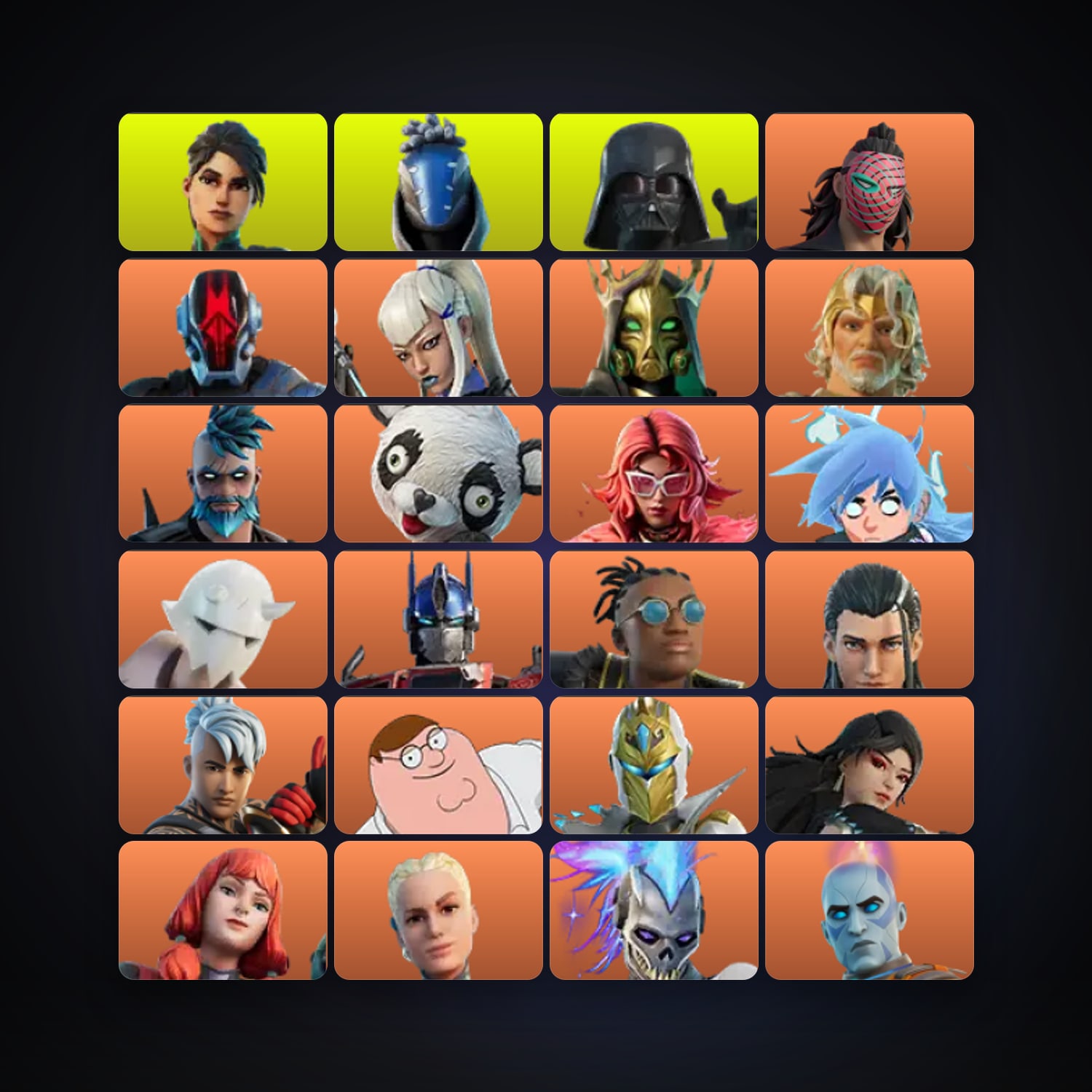Fortnite | 387 Skins | 500 V-Bucks | Level 3518 | 716 Wins — HabibiAccounts