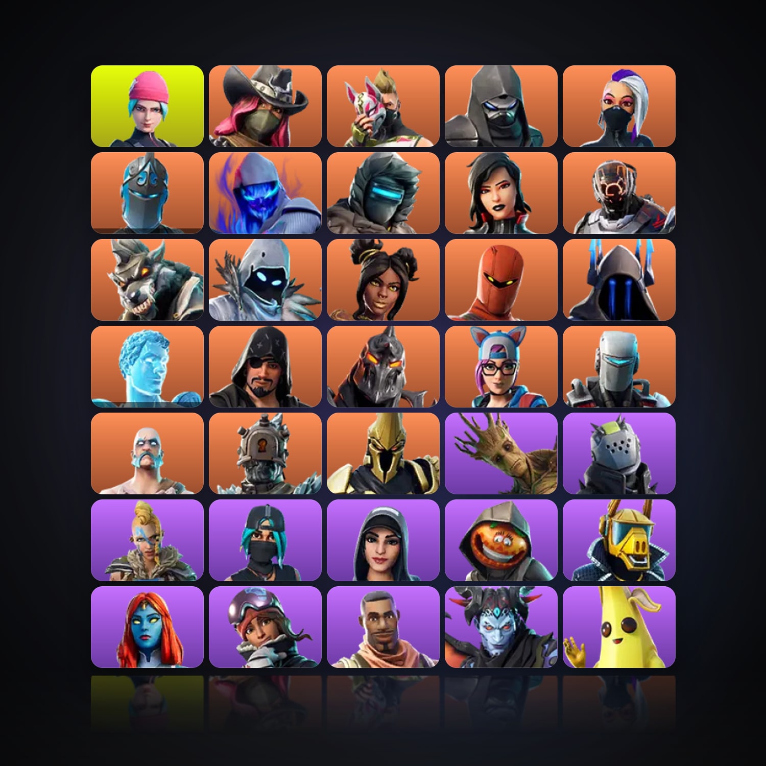 Fortnite | 81 Skins | 450 V-Bucks | Level 1701 | 249 Wins — HabibiAccounts