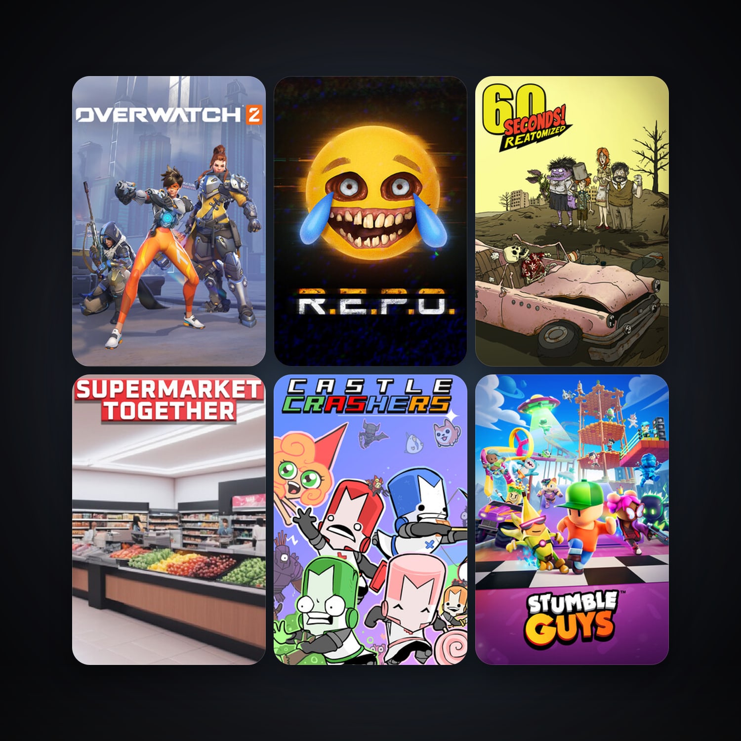 R.E.P.O. & Overwatch 2 | 30 Games | Clean — HabibiAccounts