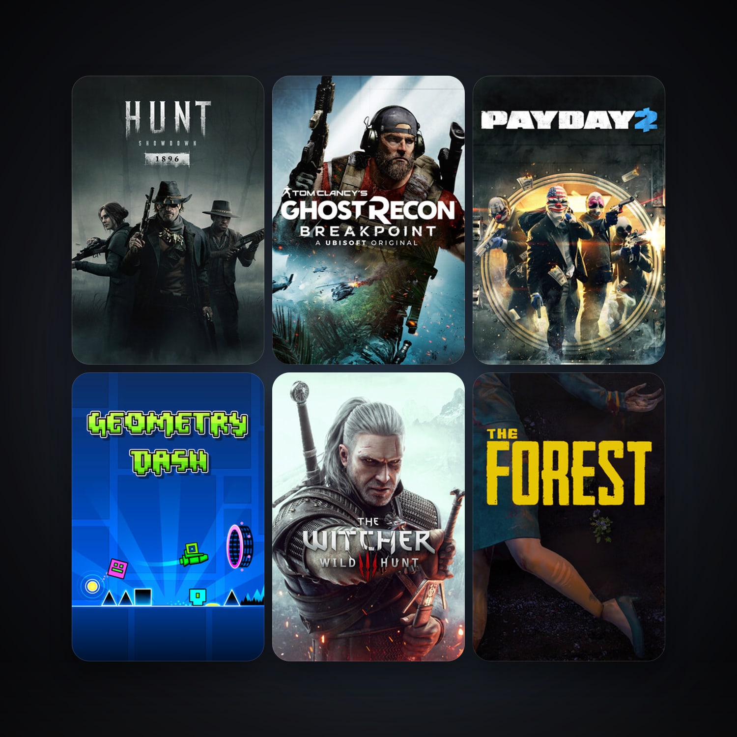 PAYDAY 2 + The Forest, 14 games, clean — HabibiAccounts