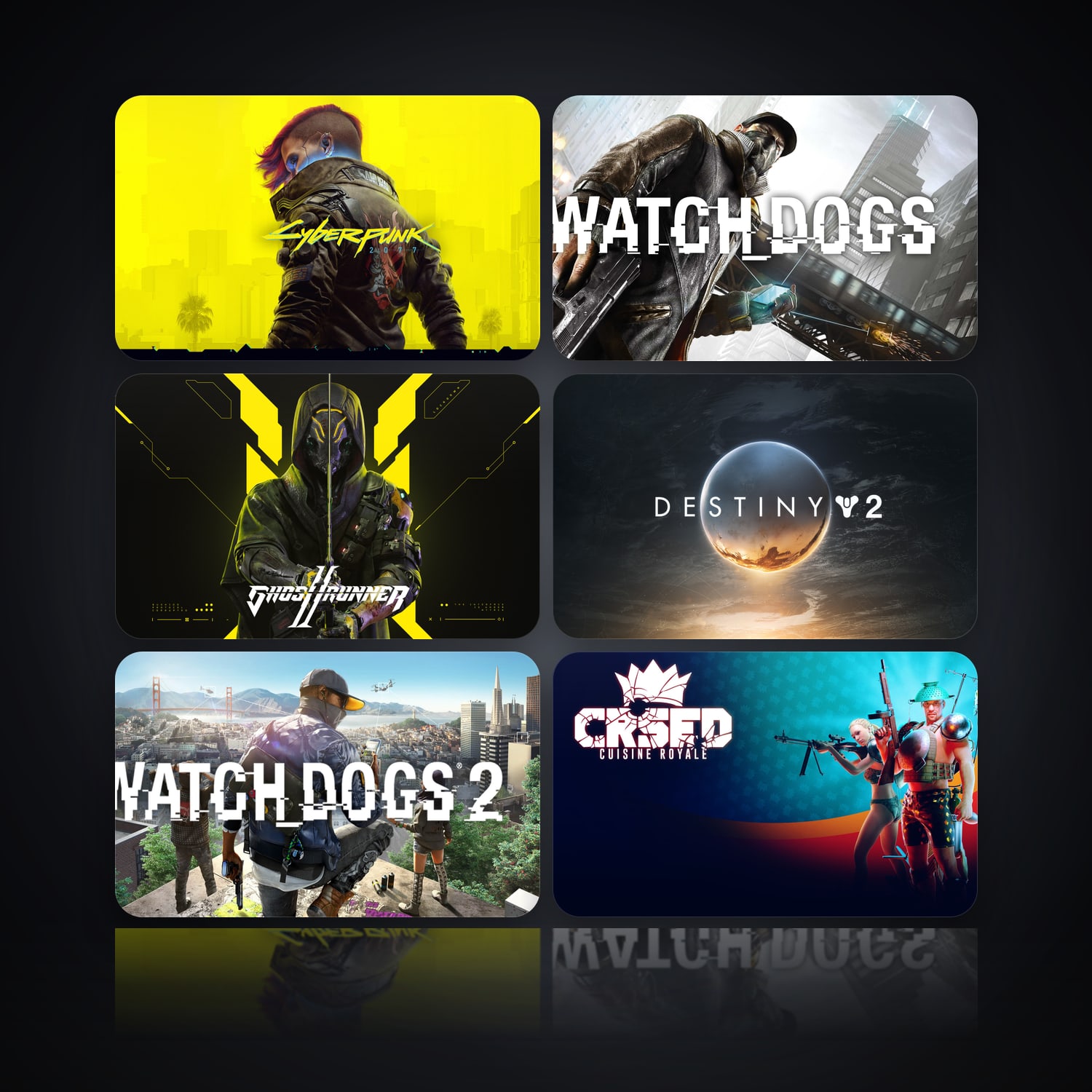 Cyberpunk 2077 & Watch Dogs | 10 Games — HabibiAccounts