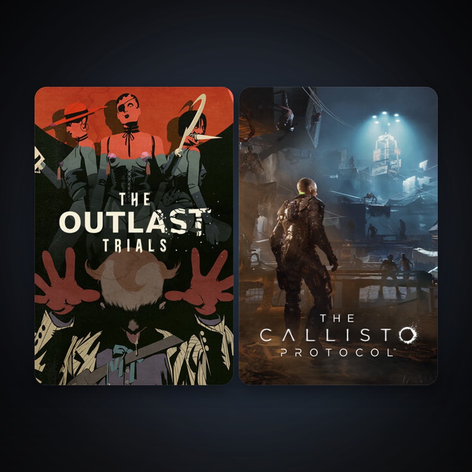 The Outlast Trials + The Callisto Protocol, 2 games, clean — HabibiAccounts