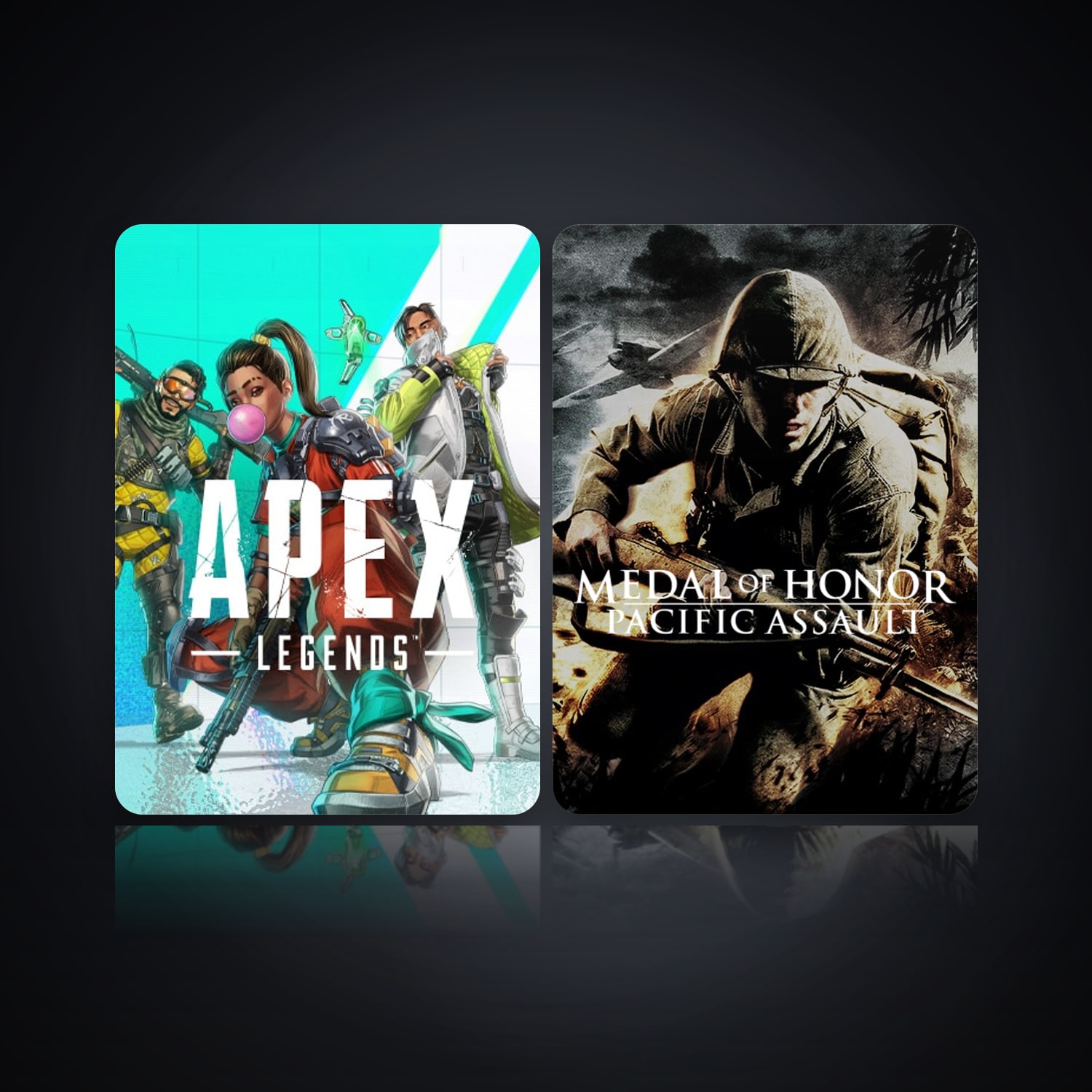 Apex Legends & Medal of Honor Pacific Assault | 2 Games | Apex Lvl 4 — HabibiAccounts