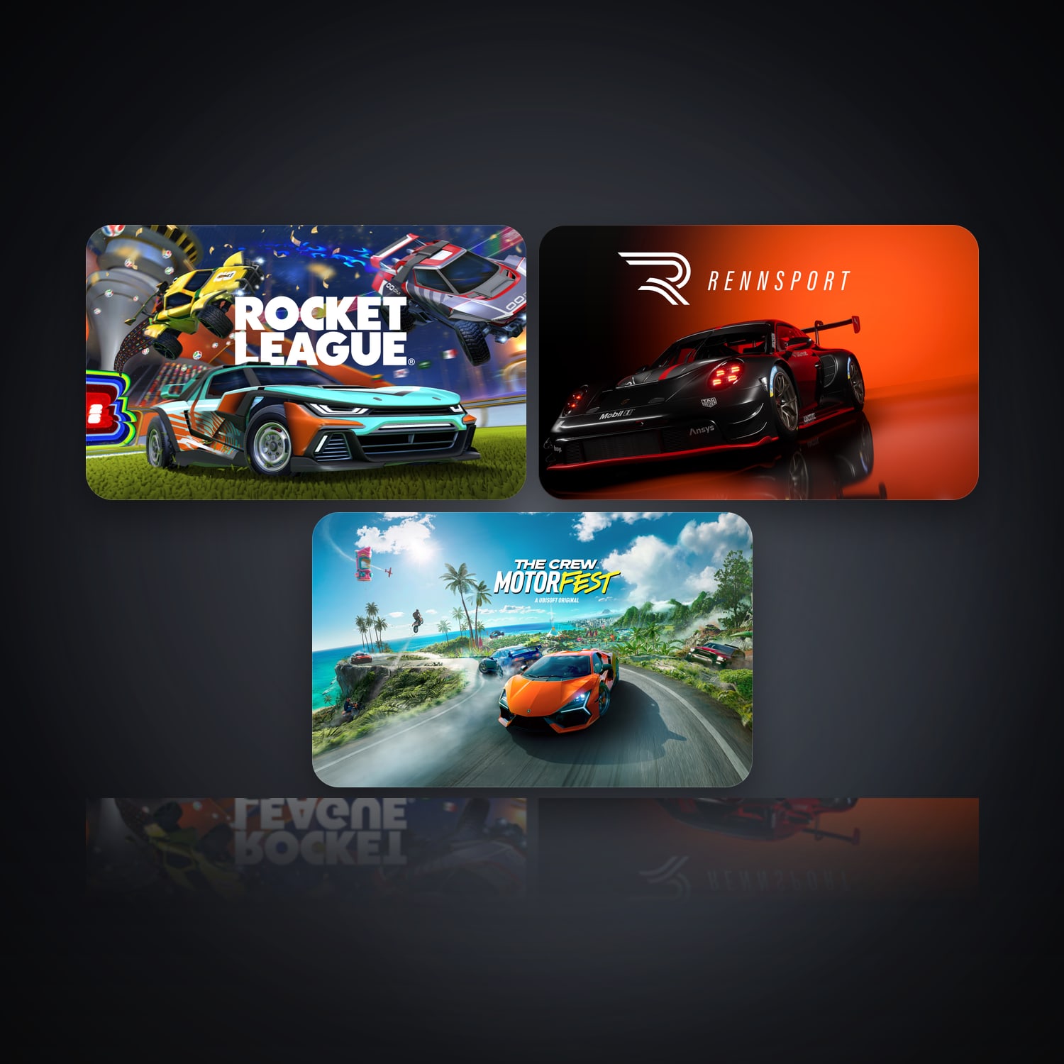 Rocket League & RENNSPORT | 3 Games — HabibiAccounts