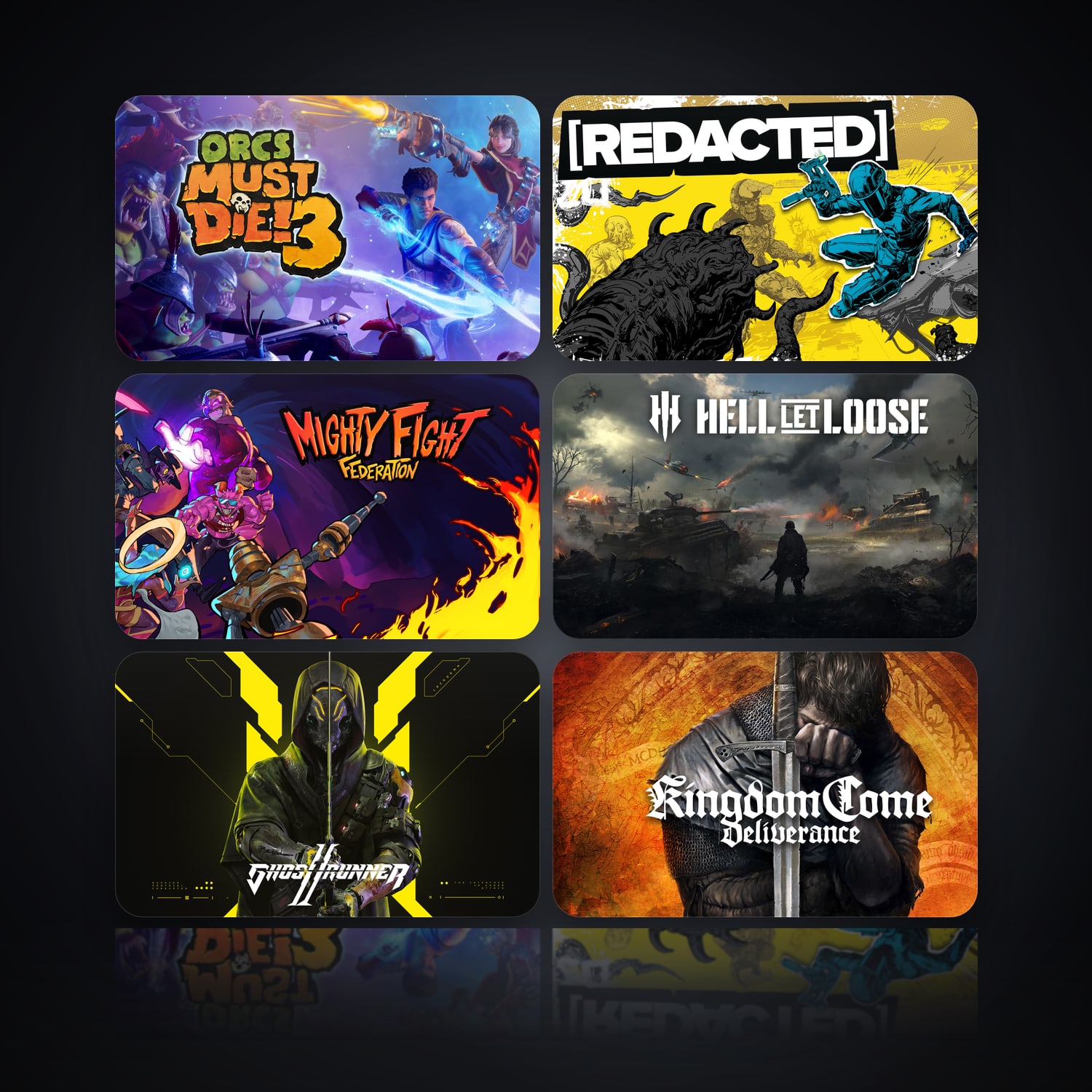 Orcs Must Die! 3 & [REDACTED] | 13 Games — HabibiAccounts