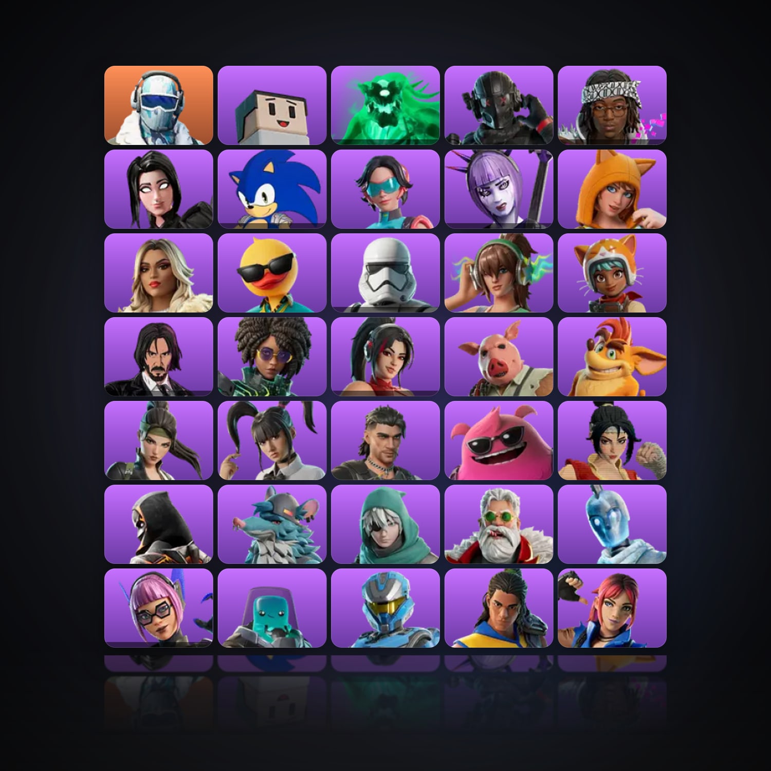 Fortnite | 41 Skins | 550 V-Bucks | Level 812 | 34 Wins — HabibiAccounts
