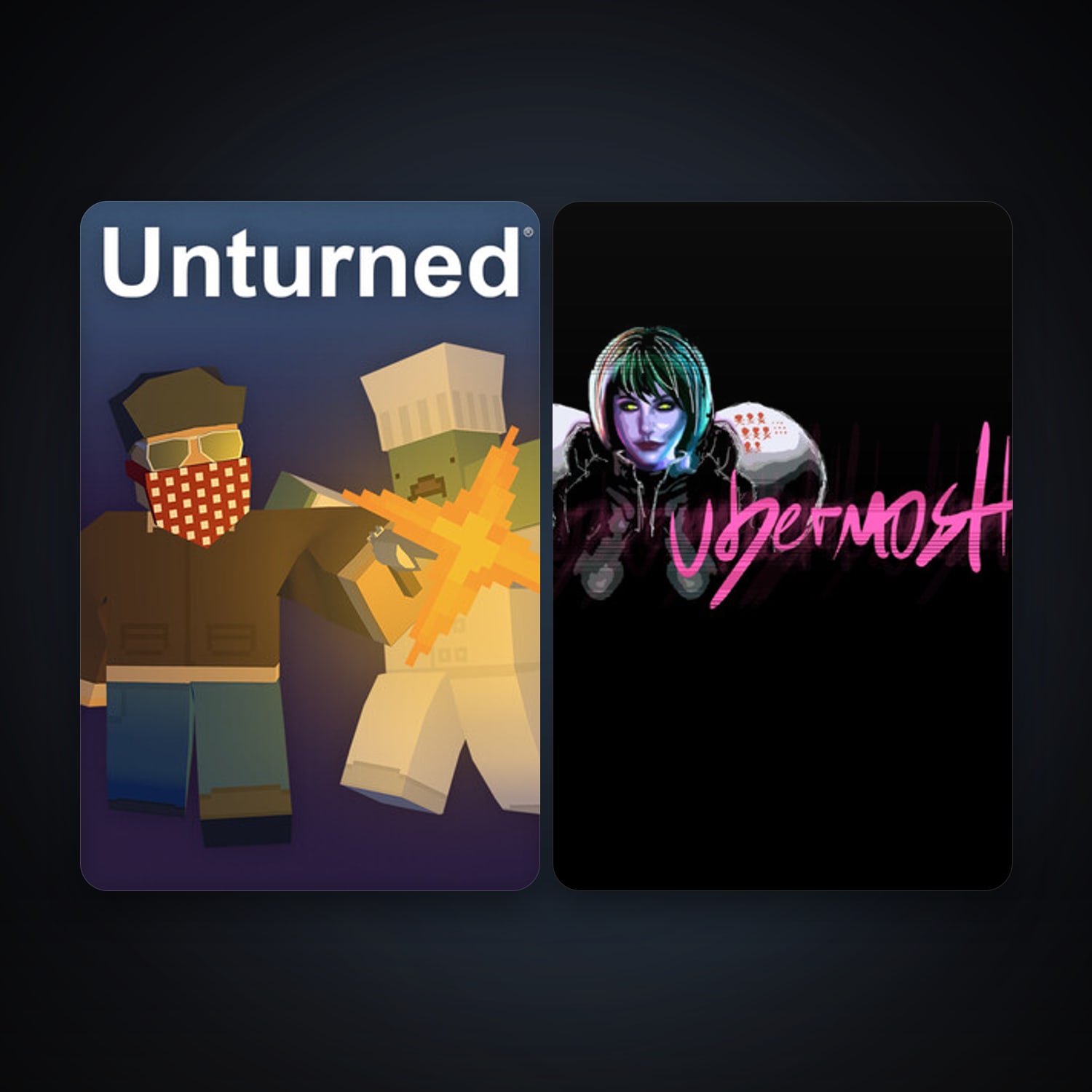 Unturned + UBERMOSH, 9 games, clean — HabibiAccounts