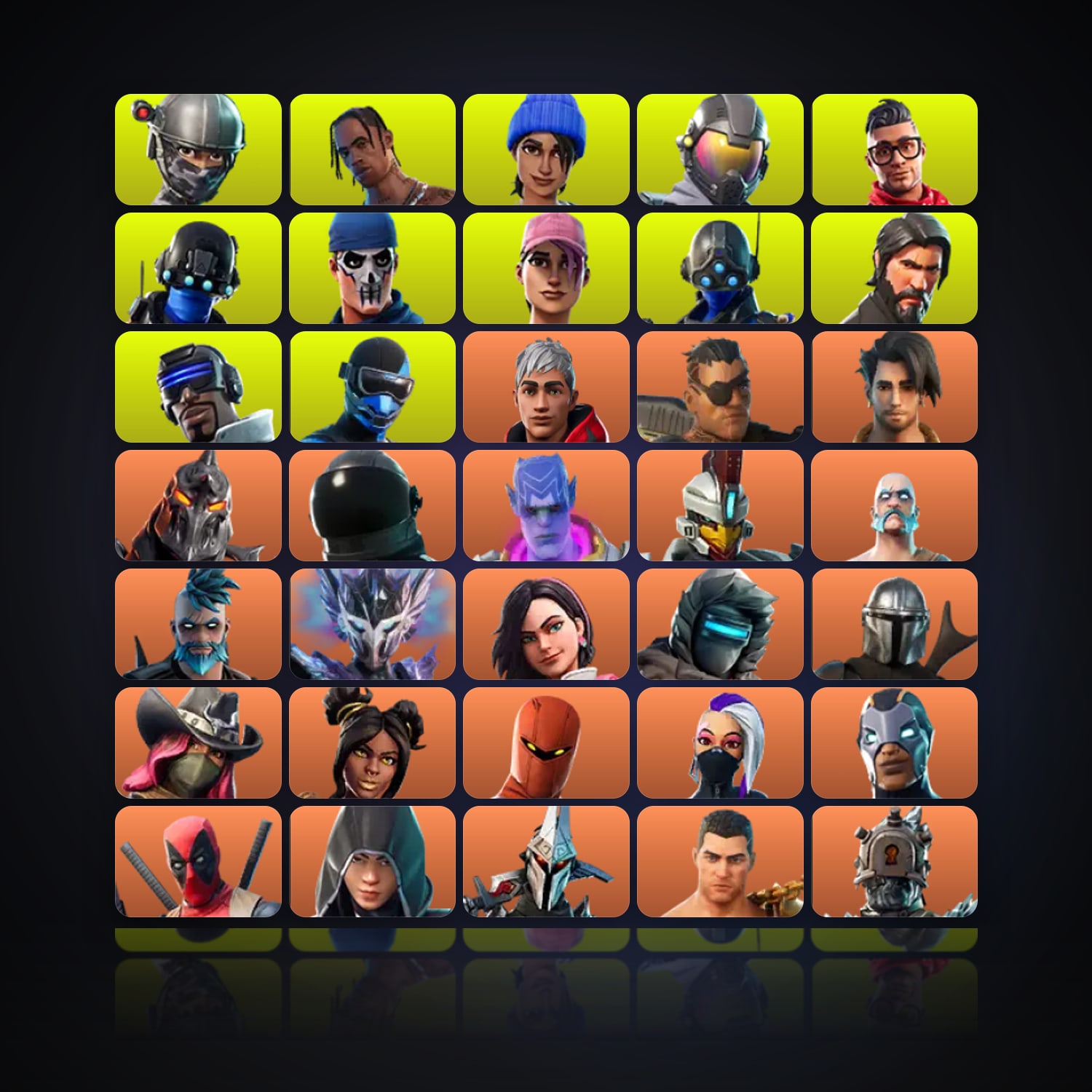 Fortnite | 379 Skins | 600 V-Bucks | Level 3822 | 1.4K Wins — HabibiAccounts