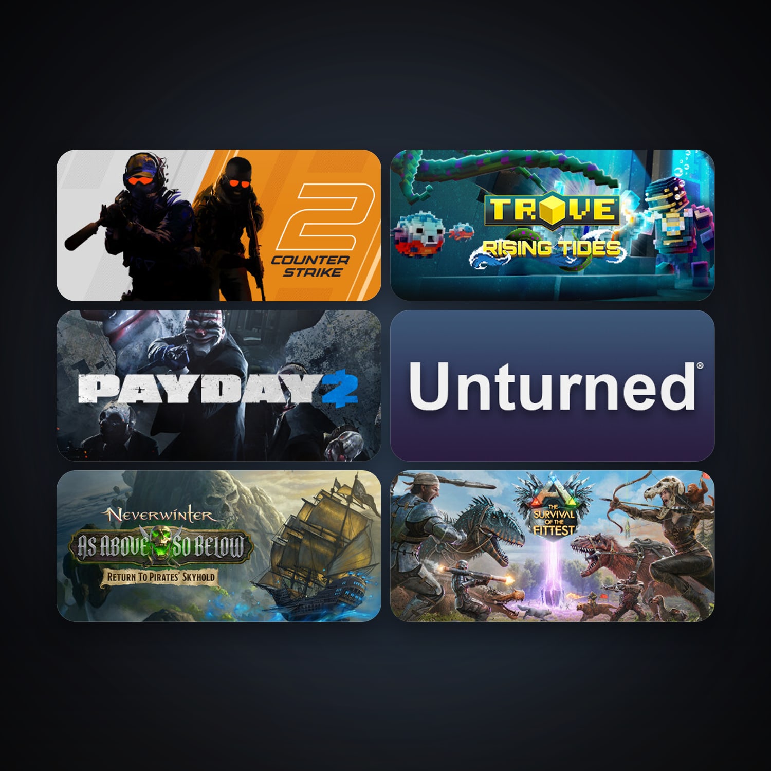 CS2 Prime + Neverwinter, 10 games, clean — HabibiAccounts