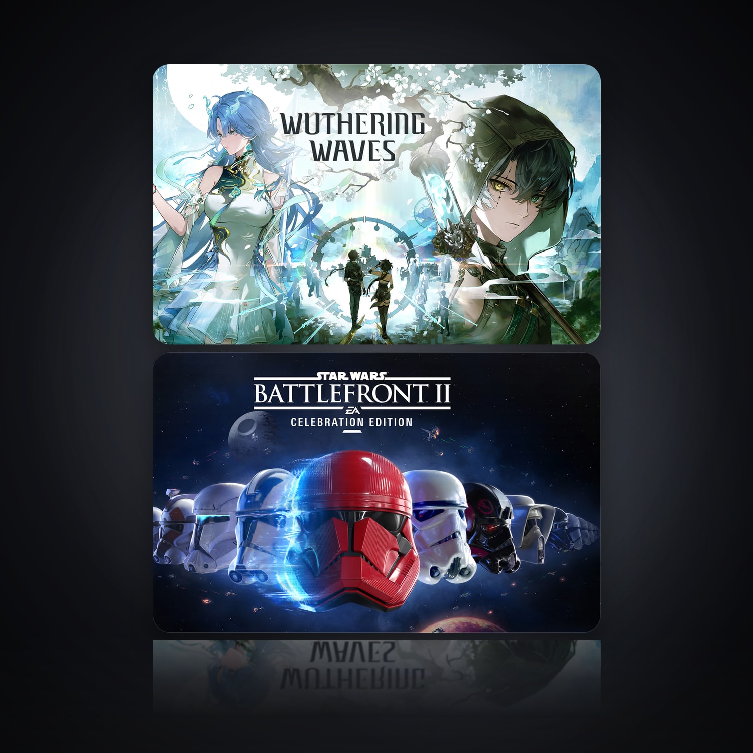 Wuthering Waves & STAR WARS Battlefront II: Celebration Edition | 2 Games — HabibiAccounts