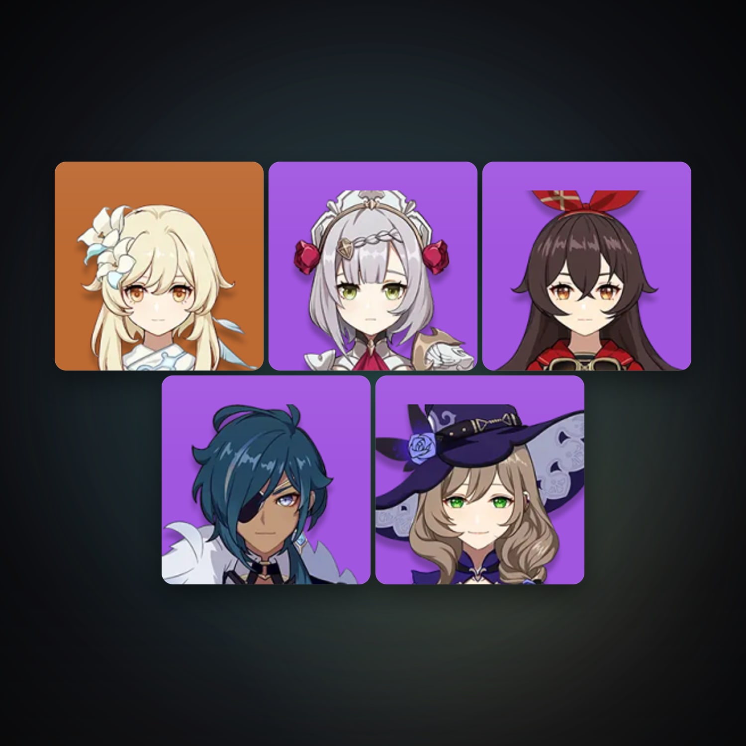 Genshin Impact | AR 9 | 5 Chars — HabibiAccounts