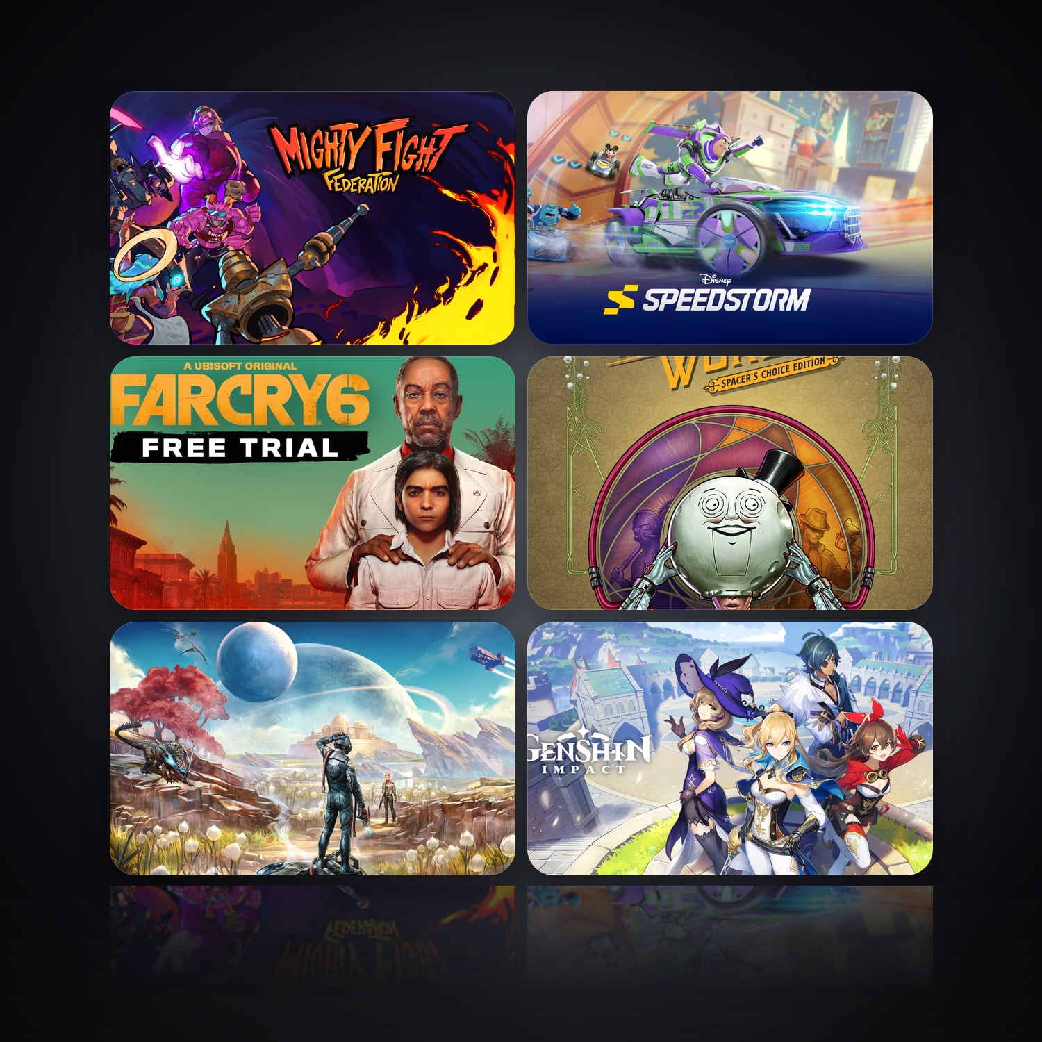 Mighty Fight Federation & Disney Speedstorm | 11 Games — HabibiAccounts