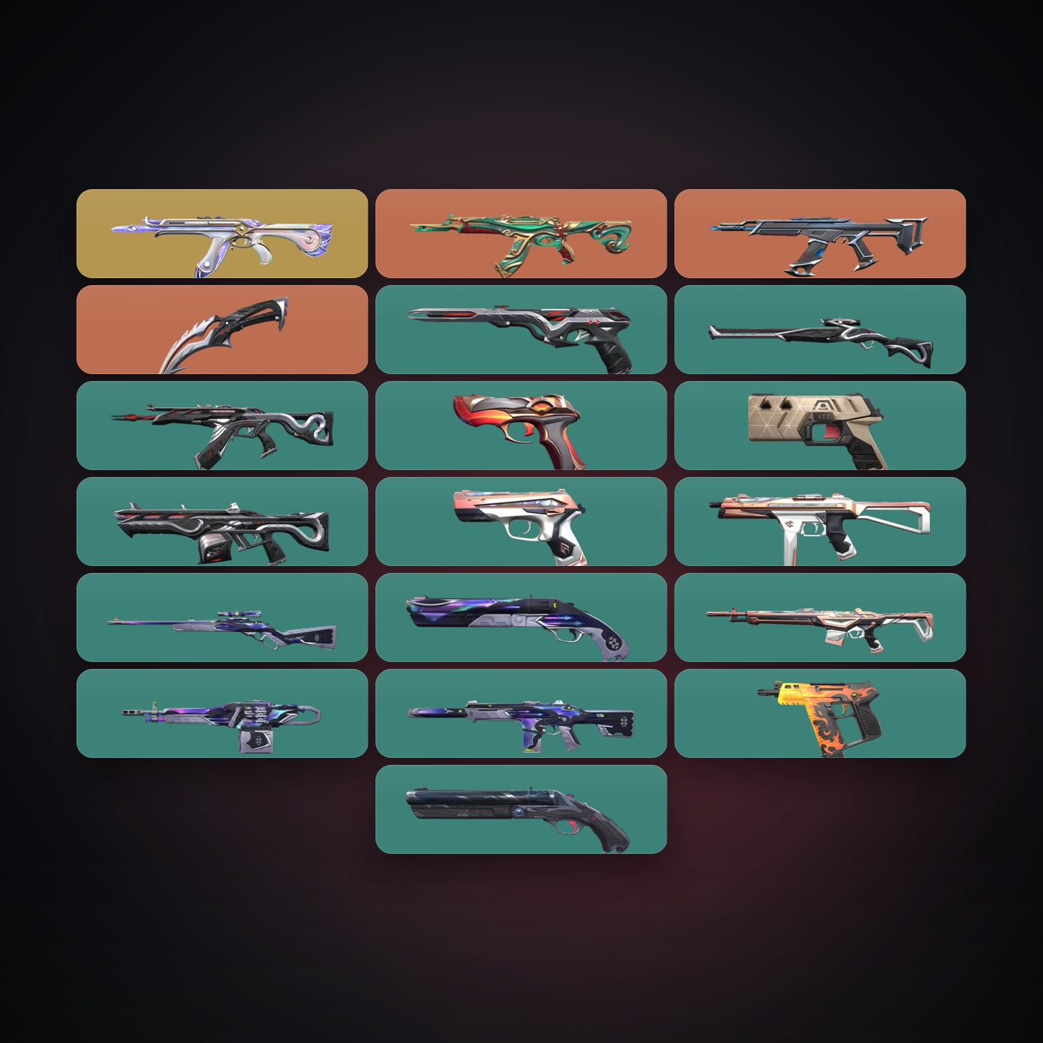 LA Iron 2 locker — 1 knives, 19 skins, lvl 90 — HabibiAccounts