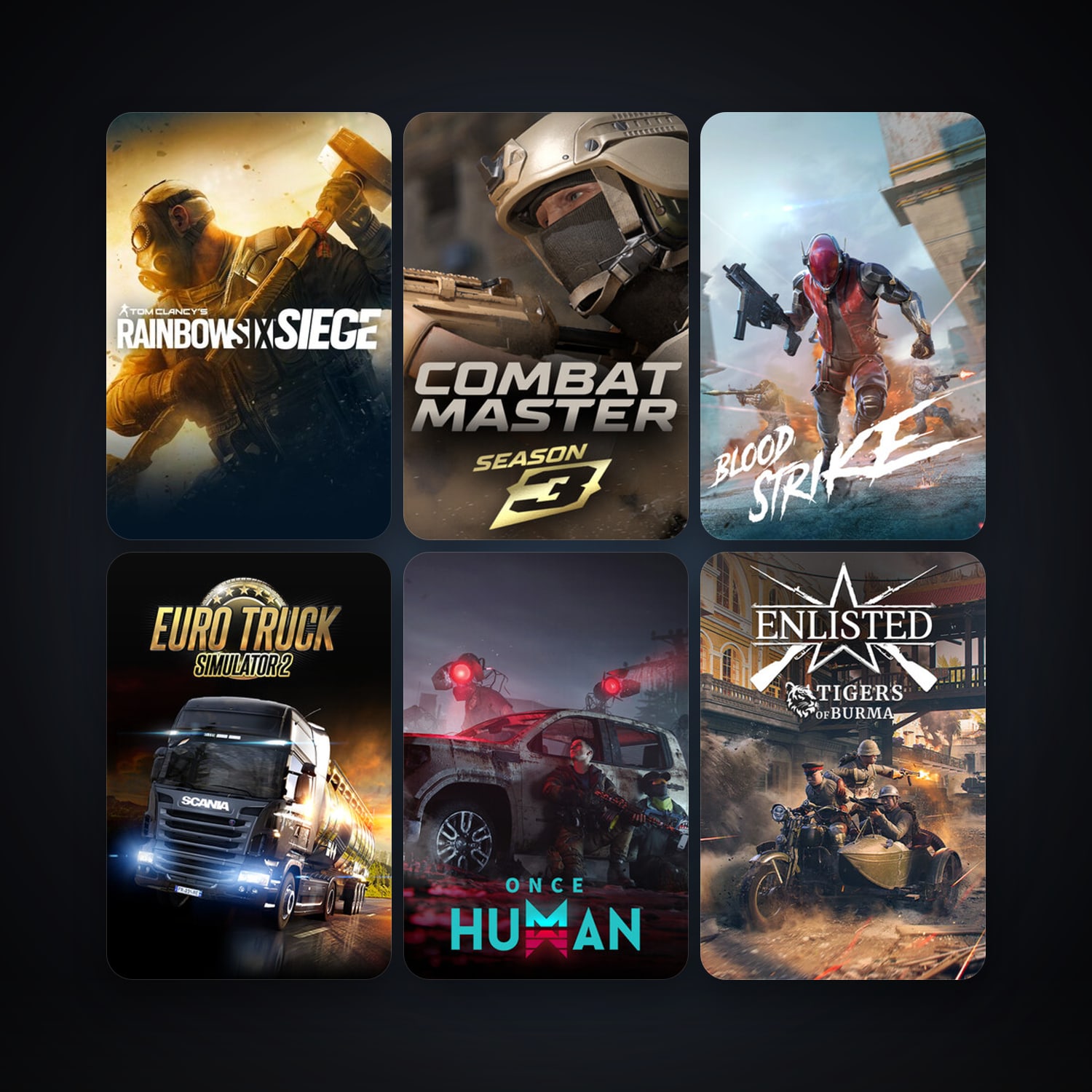 RaceRoom Racing Experience + Euro Truck Simulator 2, 40 games, clean — HabibiAccounts