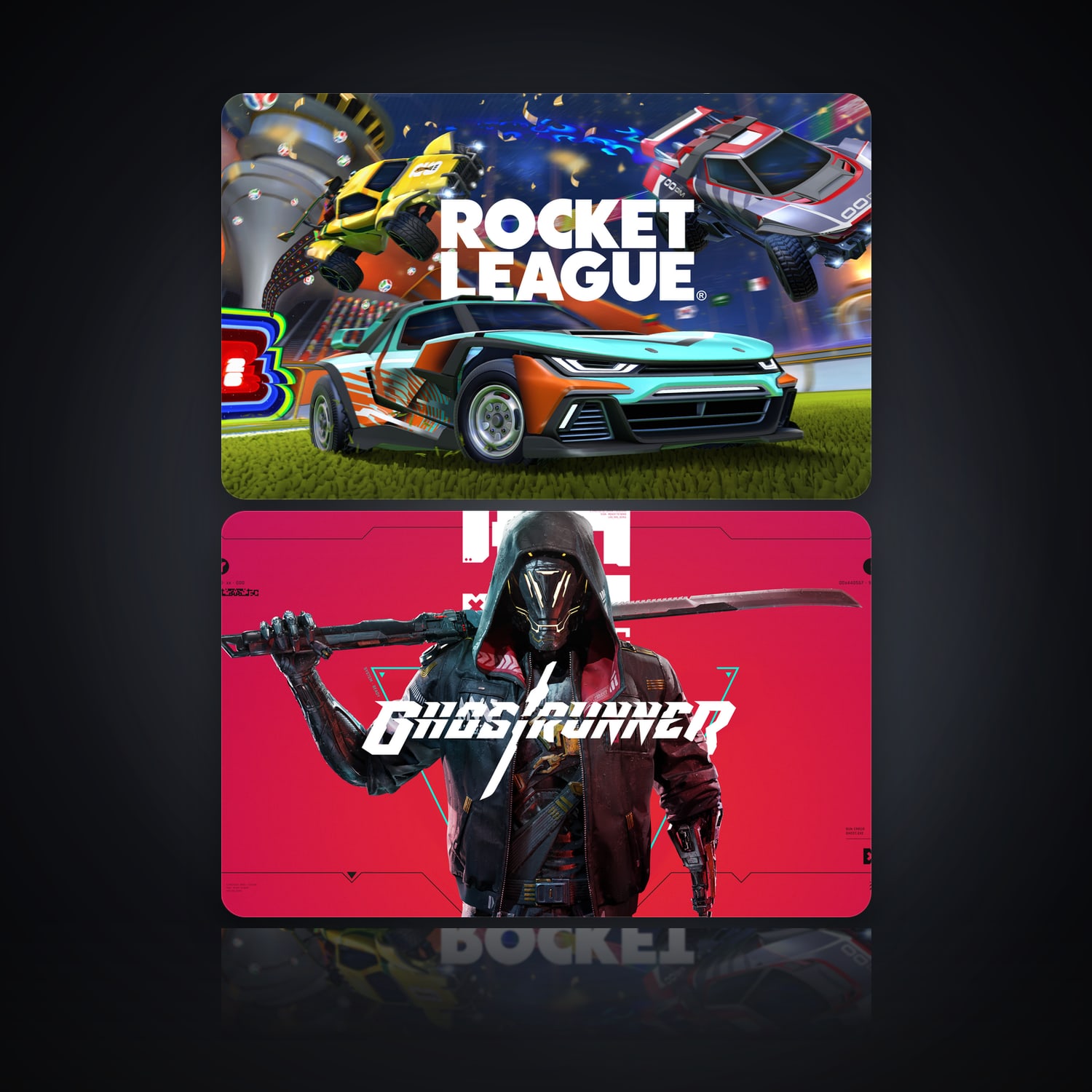 Rocket League & Ghostrunner | 2 Games — HabibiAccounts