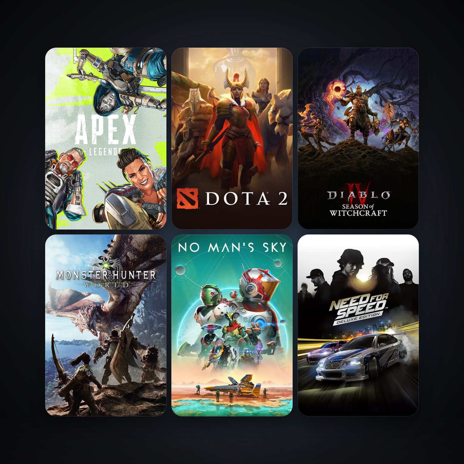 Dota 2 + No Man's Sky, 13 games, clean — HabibiAccounts