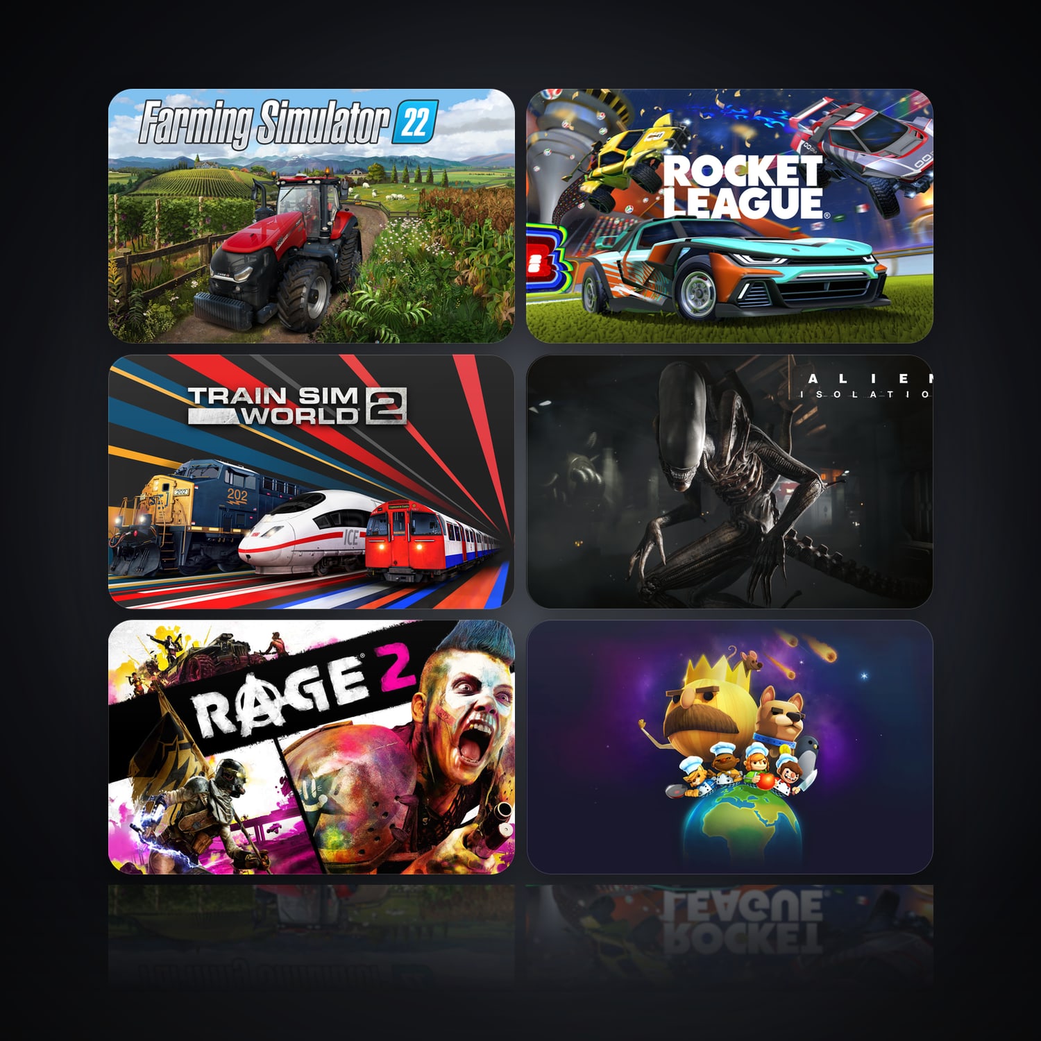 Farming Simulator 22 & Rocket League | 40 Games — HabibiAccounts