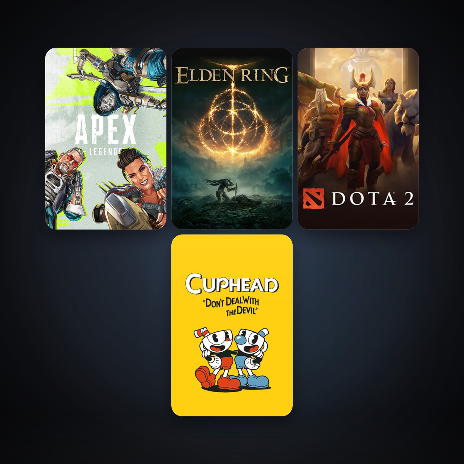 Dota 2 + Cuphead, 6 games, clean — HabibiAccounts